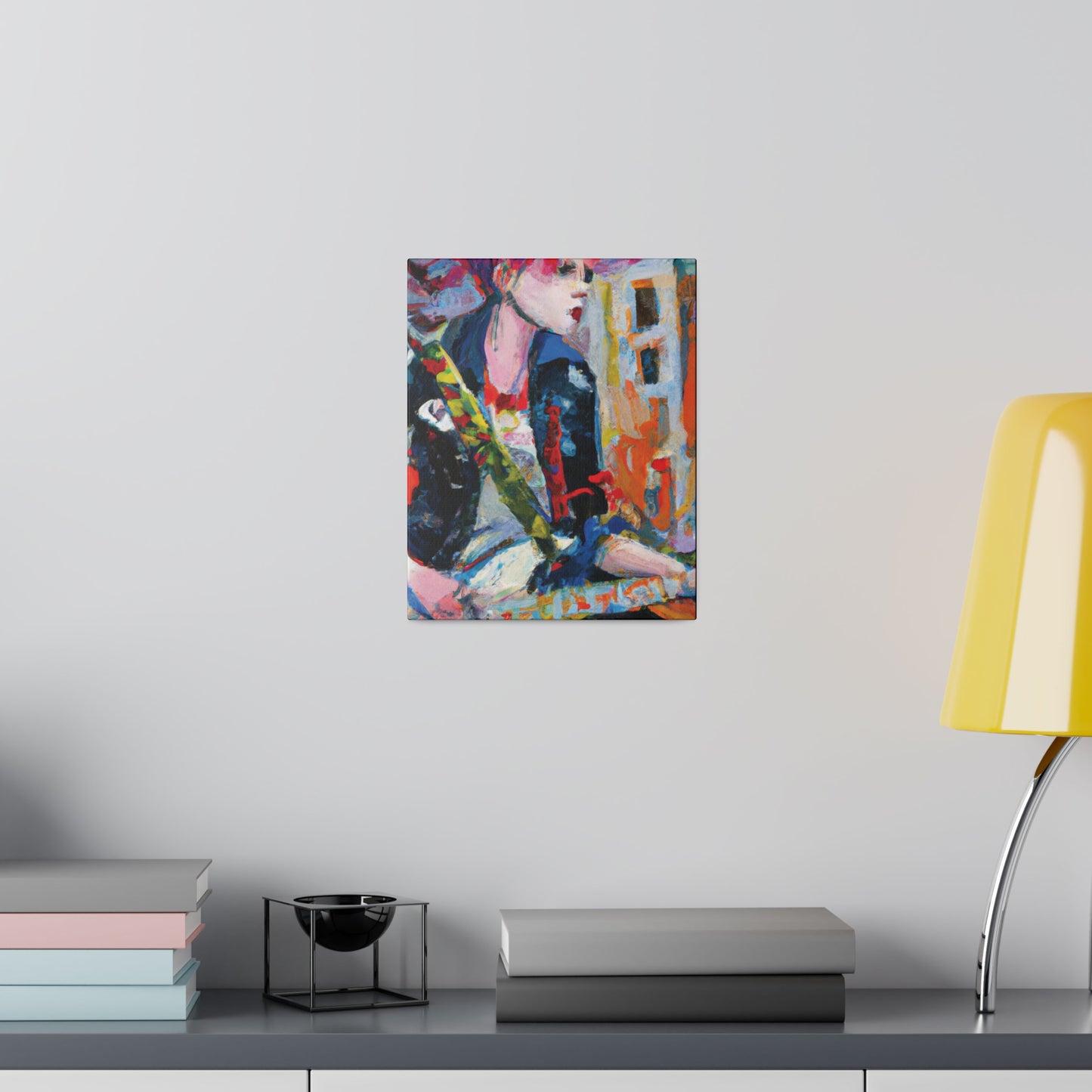 3276D - Rockstar Oil Painting Style Print | Poster | Home Decor | Wall Art | Music Art | Canvas