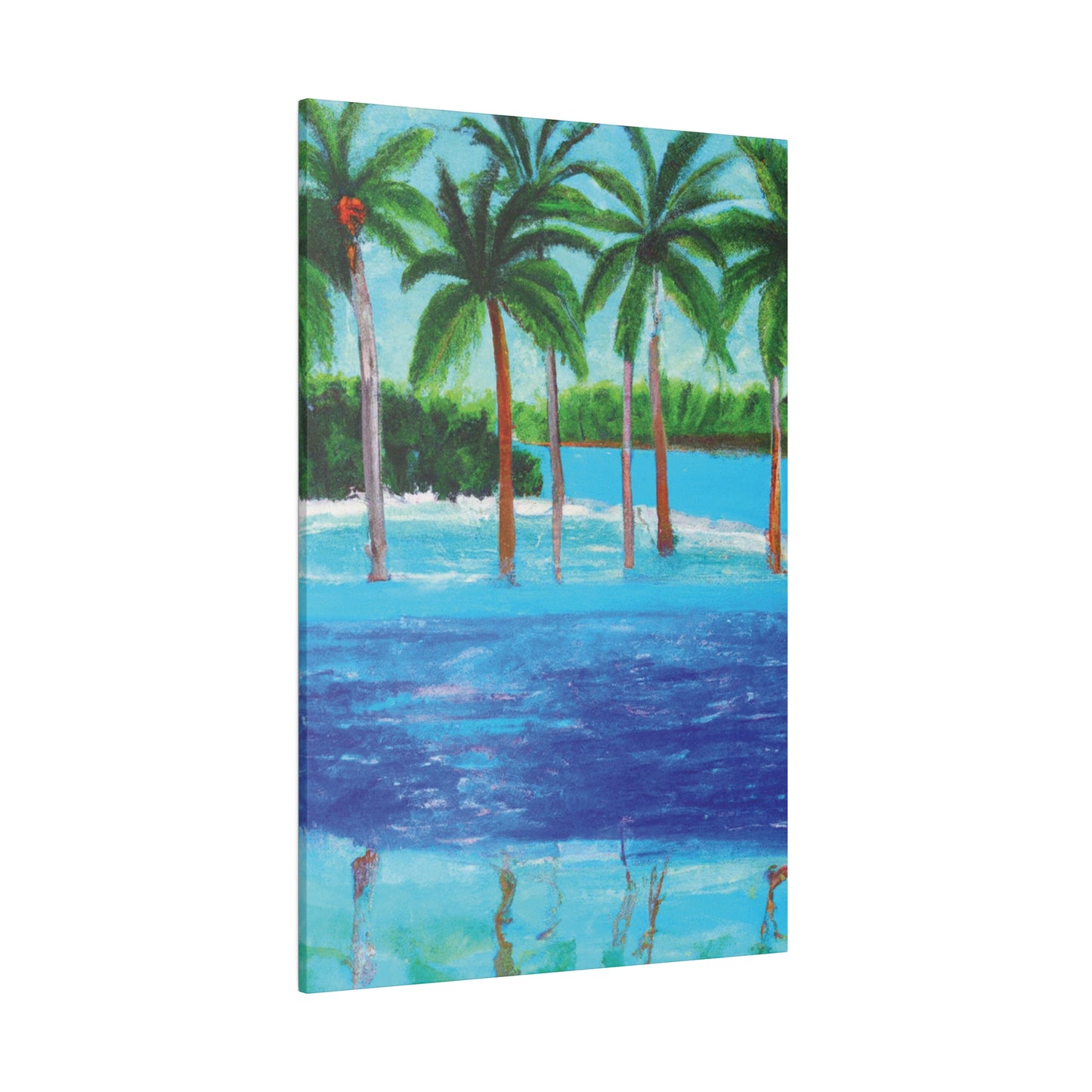 4563X - Bahamas Ocean Painting Print | Bahamas | Ocean | Beach | Poster | Home Decor | Wall Art | Canvas