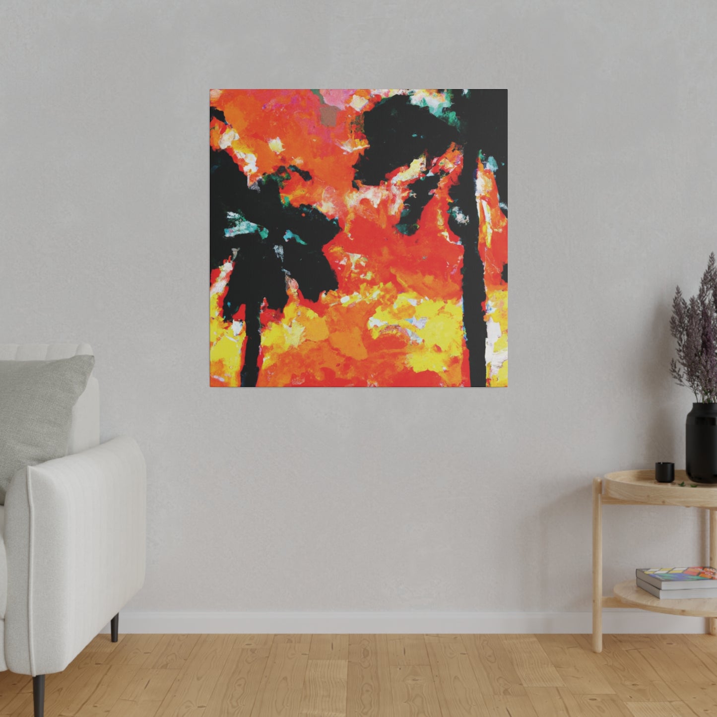 8653O - Miami Beach Sunset Painting Print | Miami | Beach | Sunset | Poster | Home Decor | Wall Art | Canvas