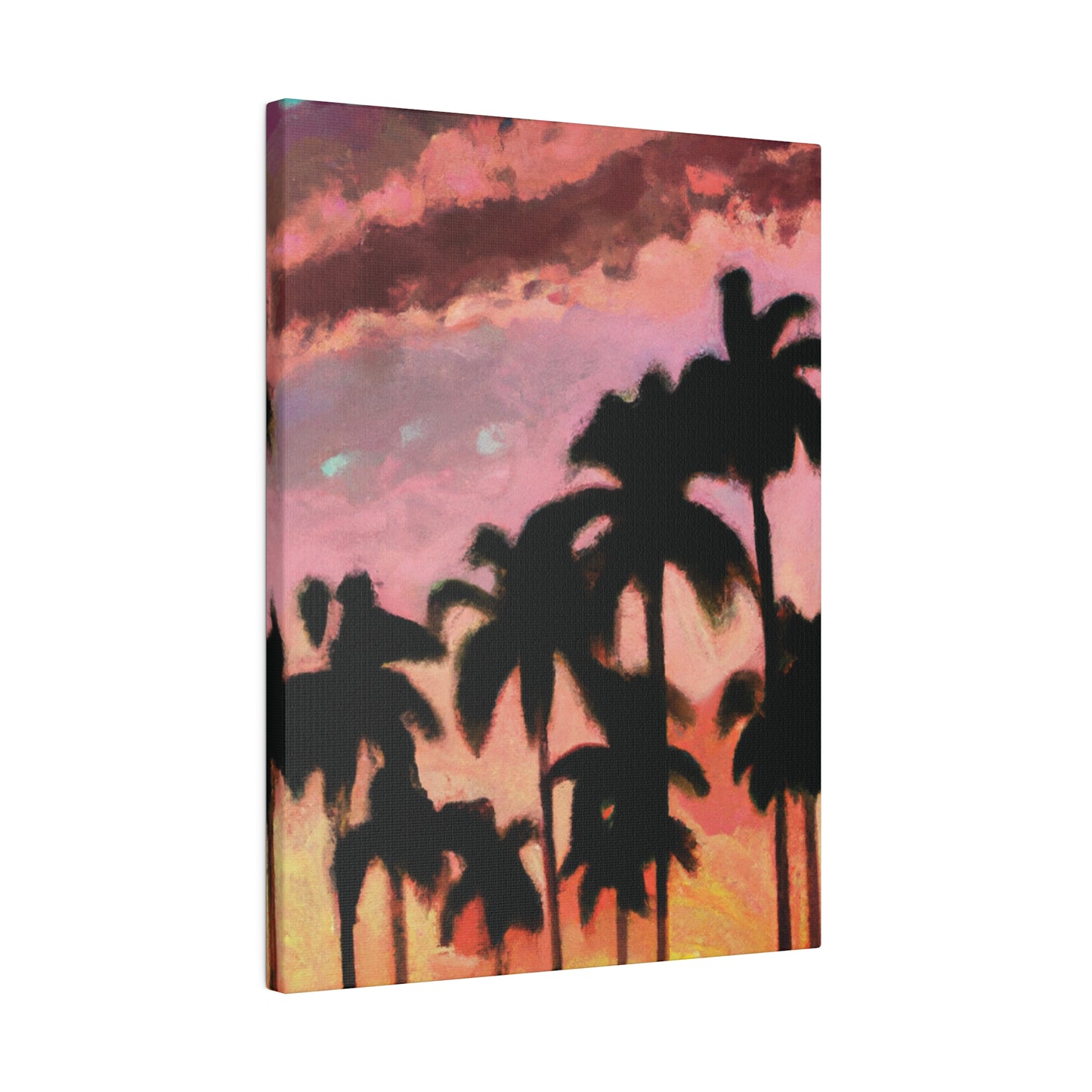 8559Q - Miami Beach Sunset Painting Print | Miami | Beach | Sunset | Poster | Home Decor | Wall Art | Canvas