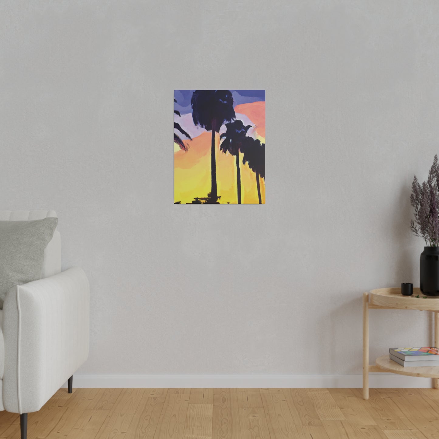 8023Y - Miami Beach Sunset Painting Print | Miami | Beach | Sunset | Poster | Home Decor | Wall Art | Canvas