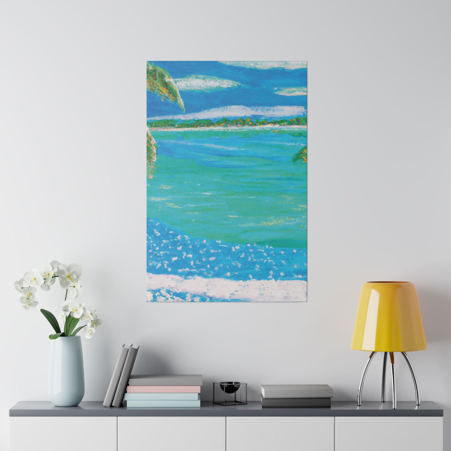 4740W - Bahamas Ocean Painting Print | Bahamas | Ocean | Beach | Poster | Home Decor | Wall Art | Canvas