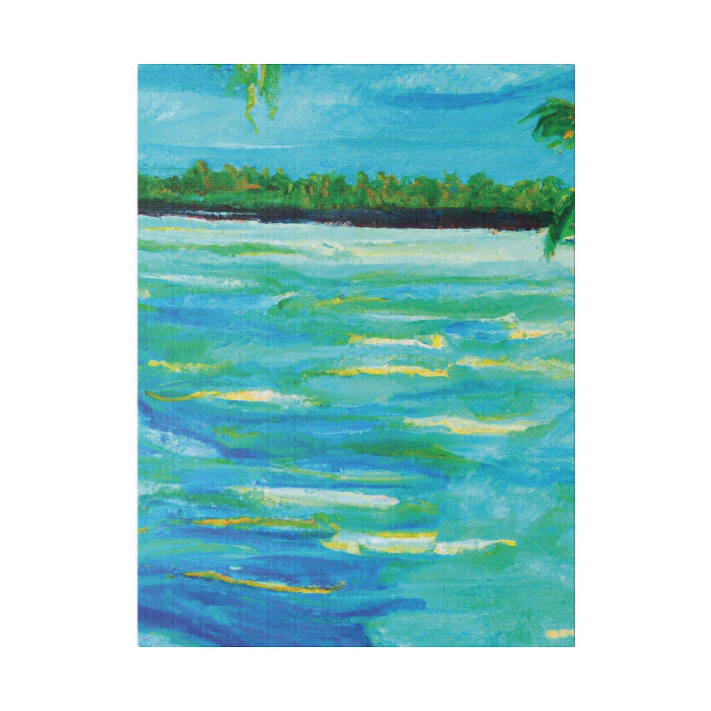 4292X - Bahamas Ocean Painting Print | Bahamas | Ocean | Beach | Poster | Home Decor | Wall Art | Canvas