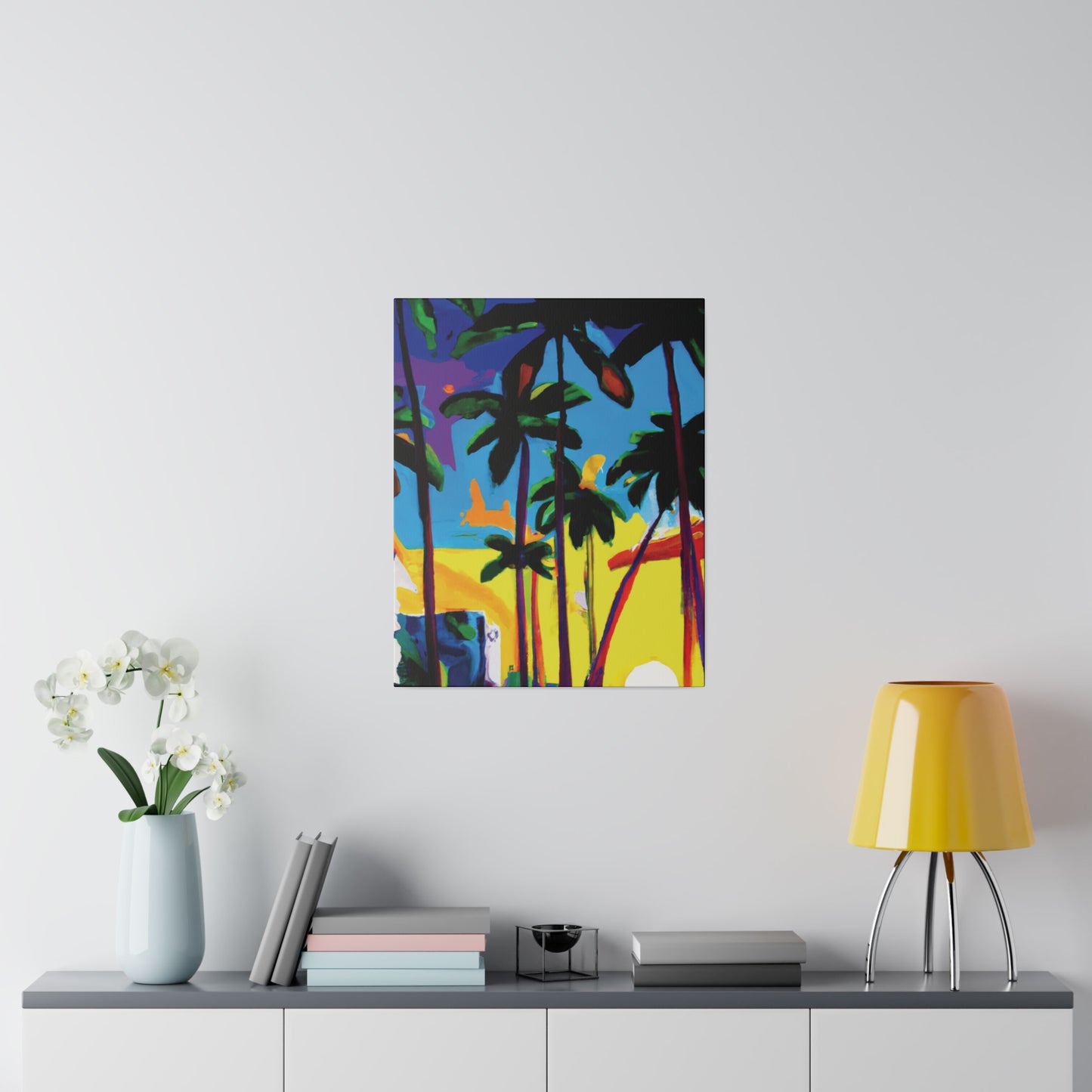 7182X - Miami Beach Sunset Painting Print | Miami | Beach | Sunset | Poster | Home Decor | Wall Art | Canvas