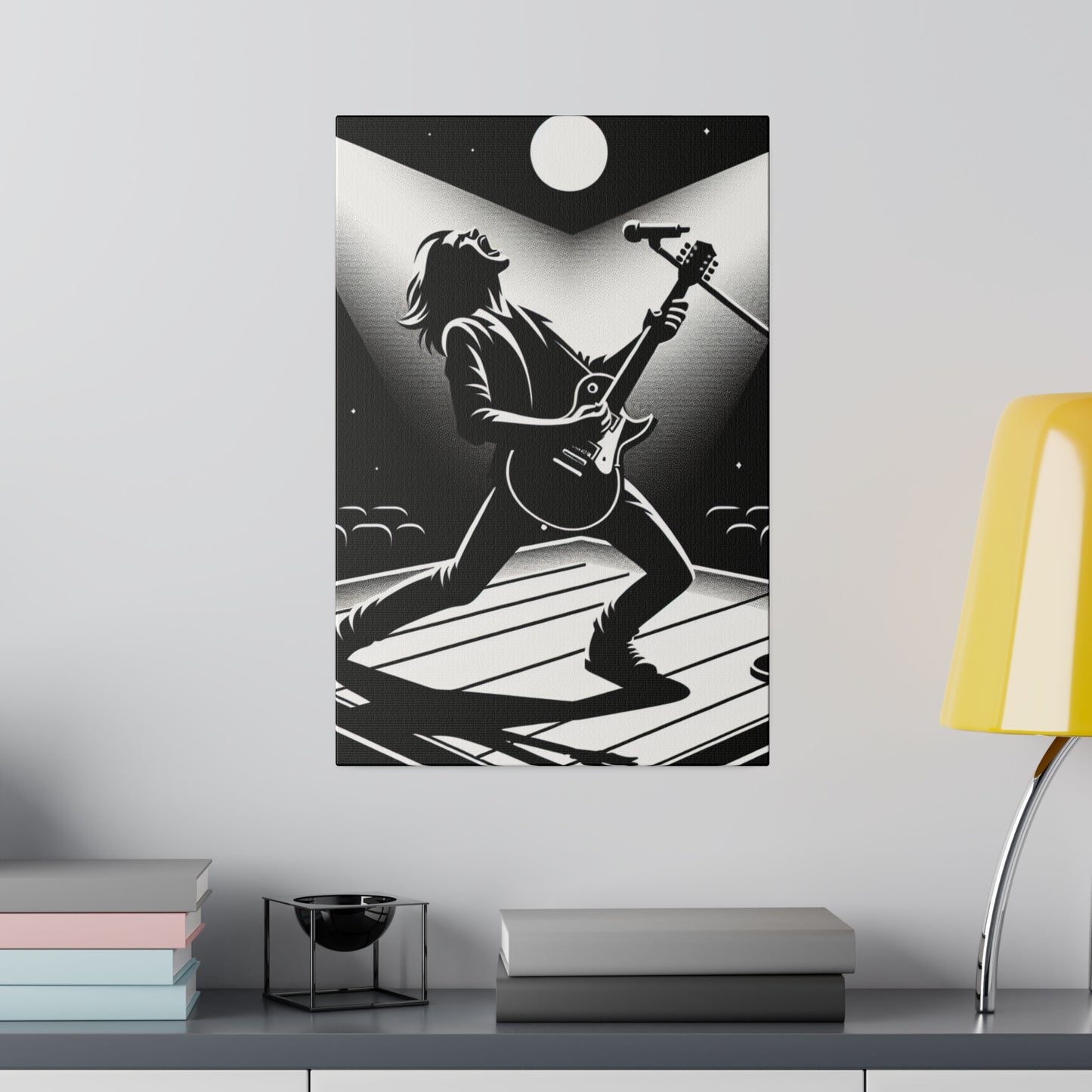 6732C - music art work, rockstar gifts, musician gift ideas, guitar art work, guitar artwork, guitar wall art canvas, playing guitar, decor