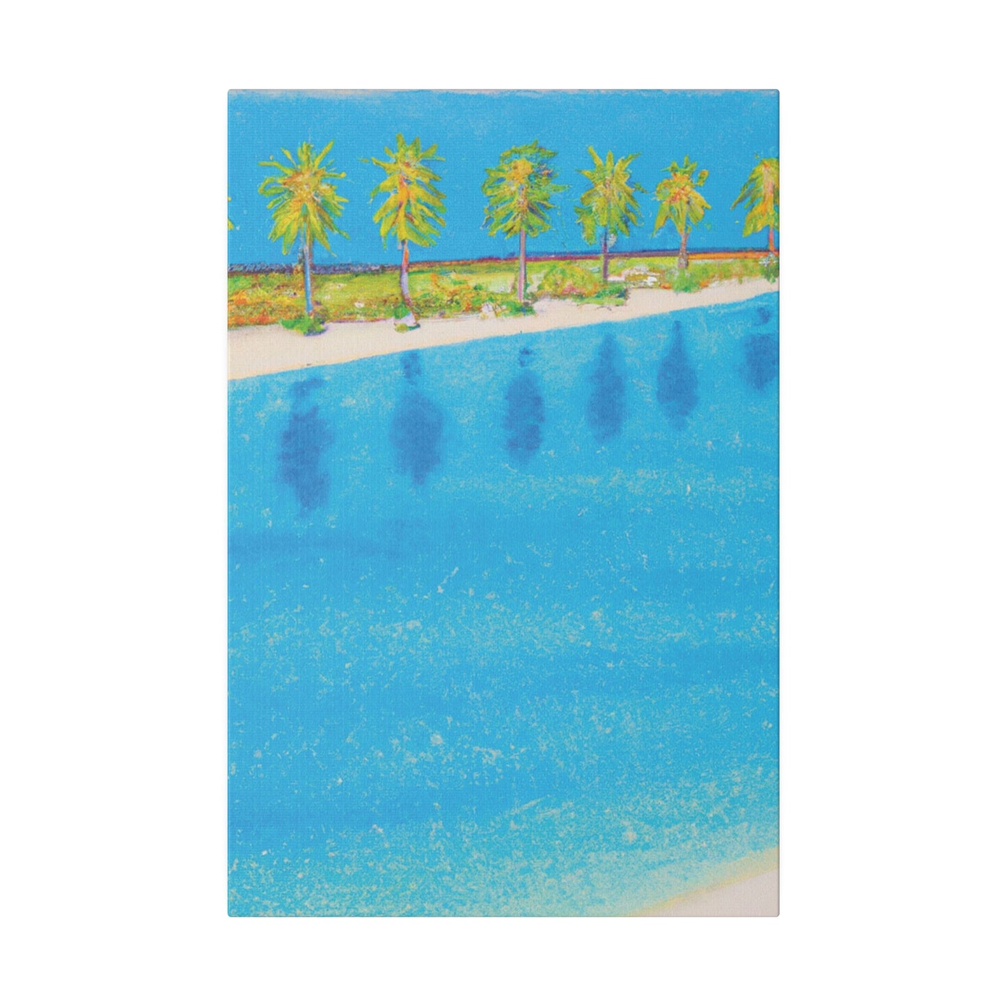 3877G - Bahamas Ocean Painting Print | Bahamas | Ocean | Beach | Poster | Home Decor | Wall Art | Canvas