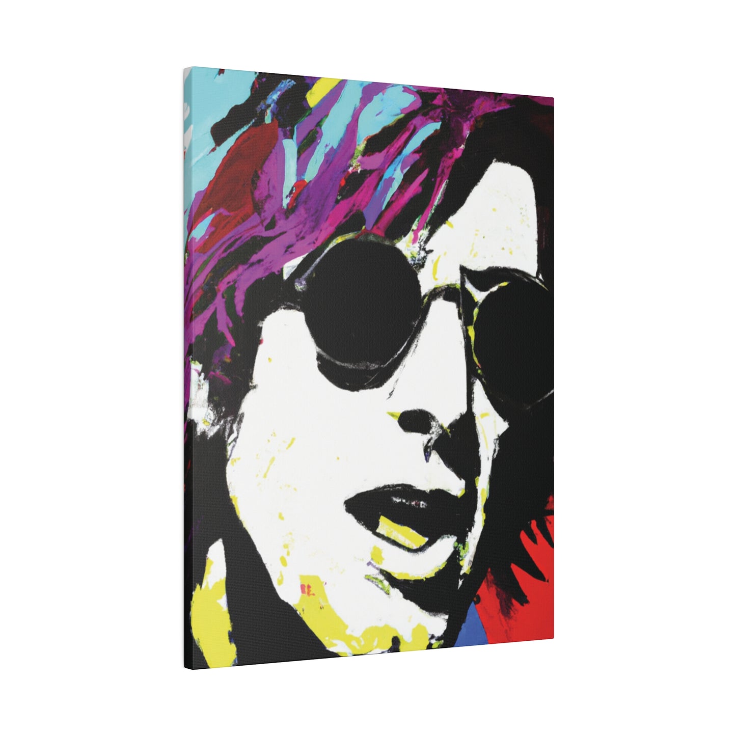 9436F - Rockstar Painting Print | Face | Abstract | Poster | Home Decor | Wall Art | Music Art | Canvas