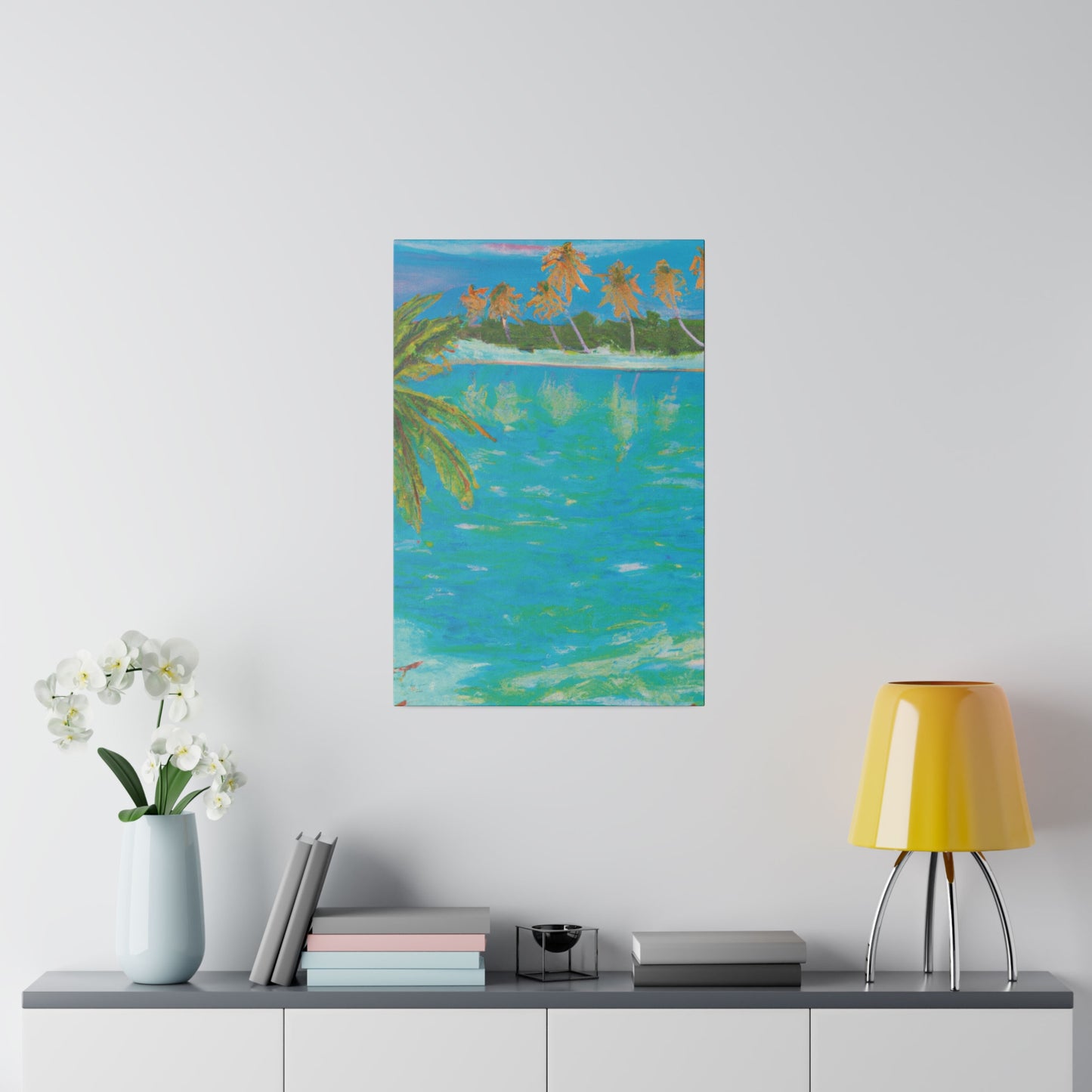 1767P - Bahamas Ocean Painting Print | Bahamas | Ocean | Beach | Poster | Home Decor | Wall Art | Canvas