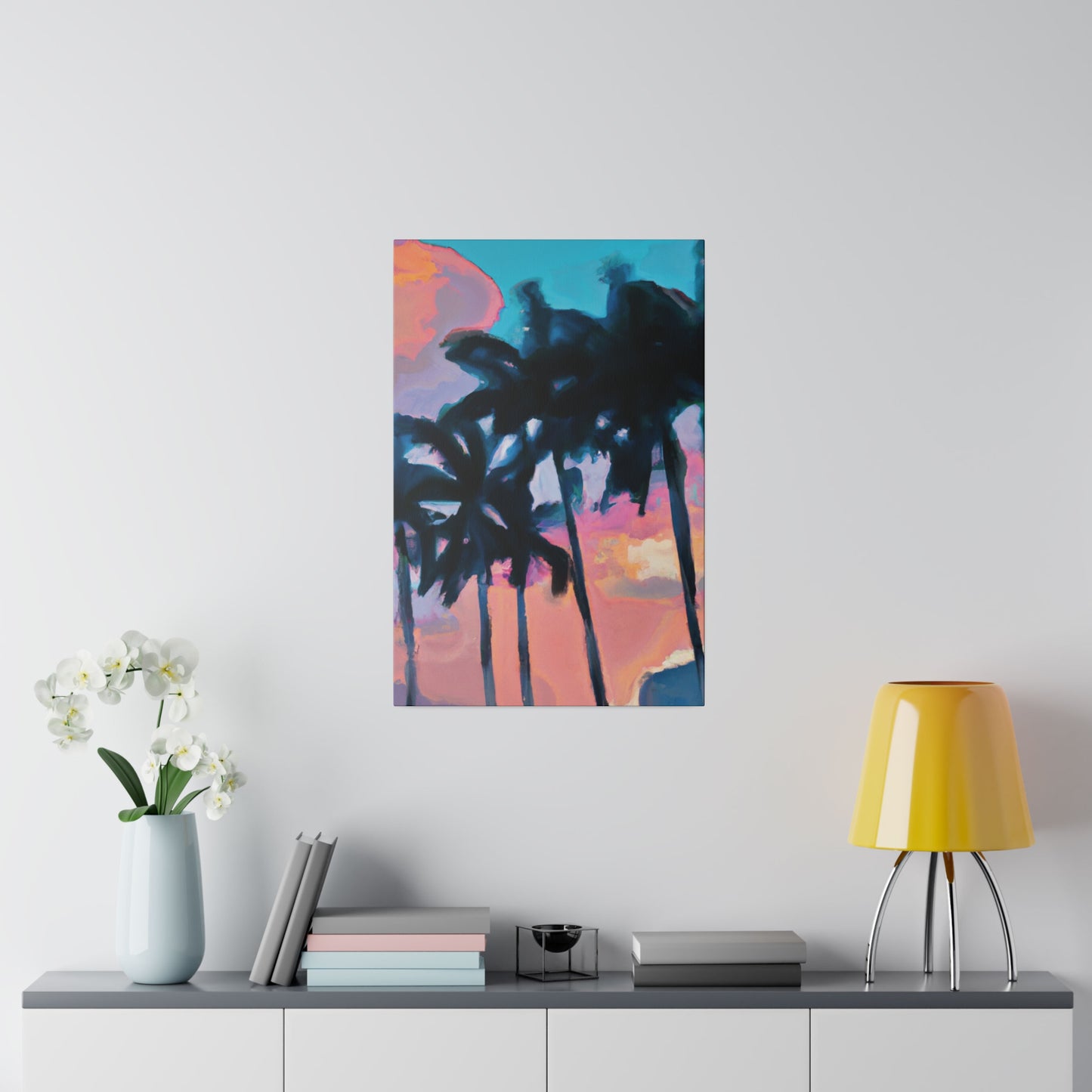 7234X - Miami Beach Sunset Painting Print | Miami | Beach | Sunset | Poster | Home Decor | Wall Art | Canvas