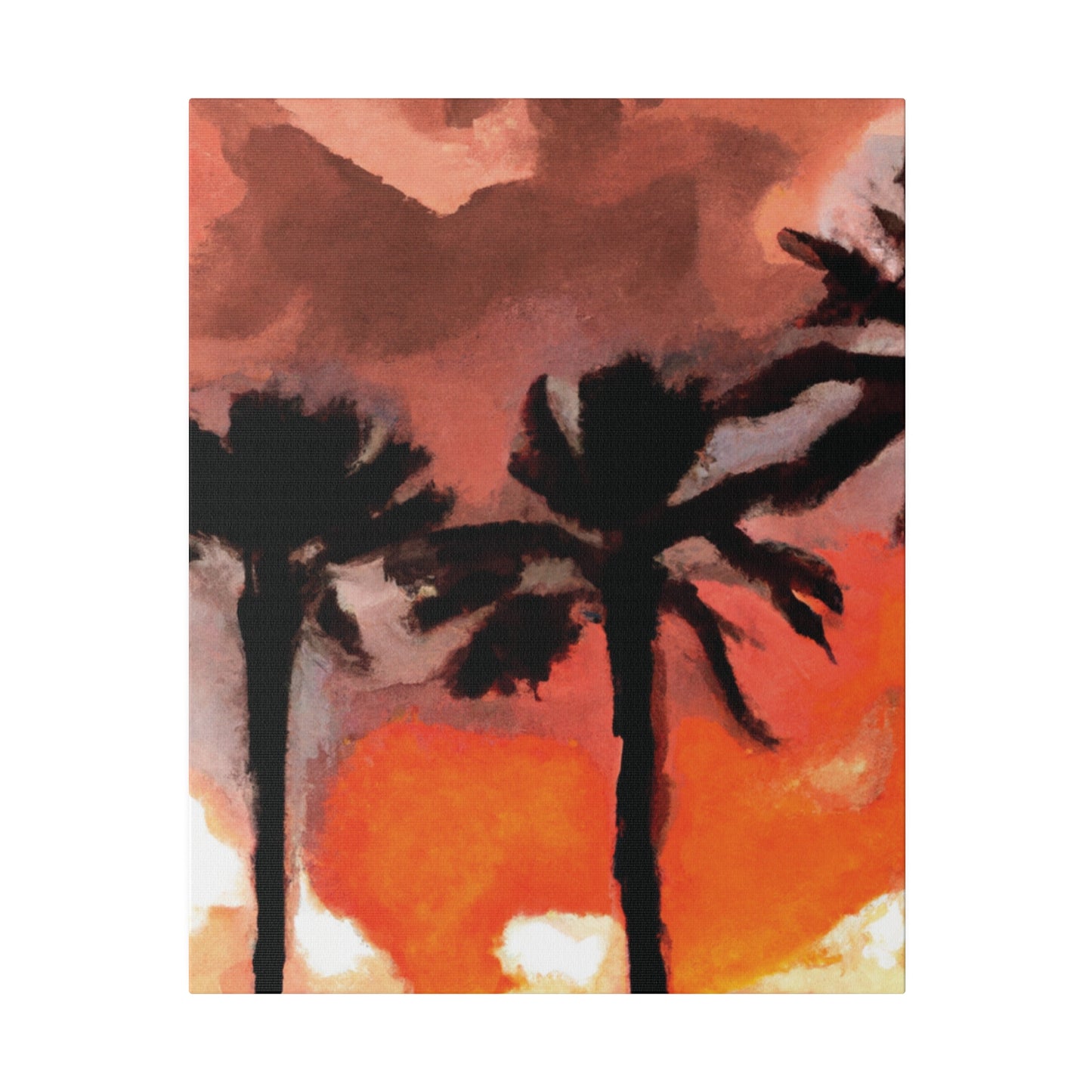 9073X - Miami Beach Sunset Painting Print | Miami | Beach | Sunset | Poster | Home Decor | Wall Art | Canvas