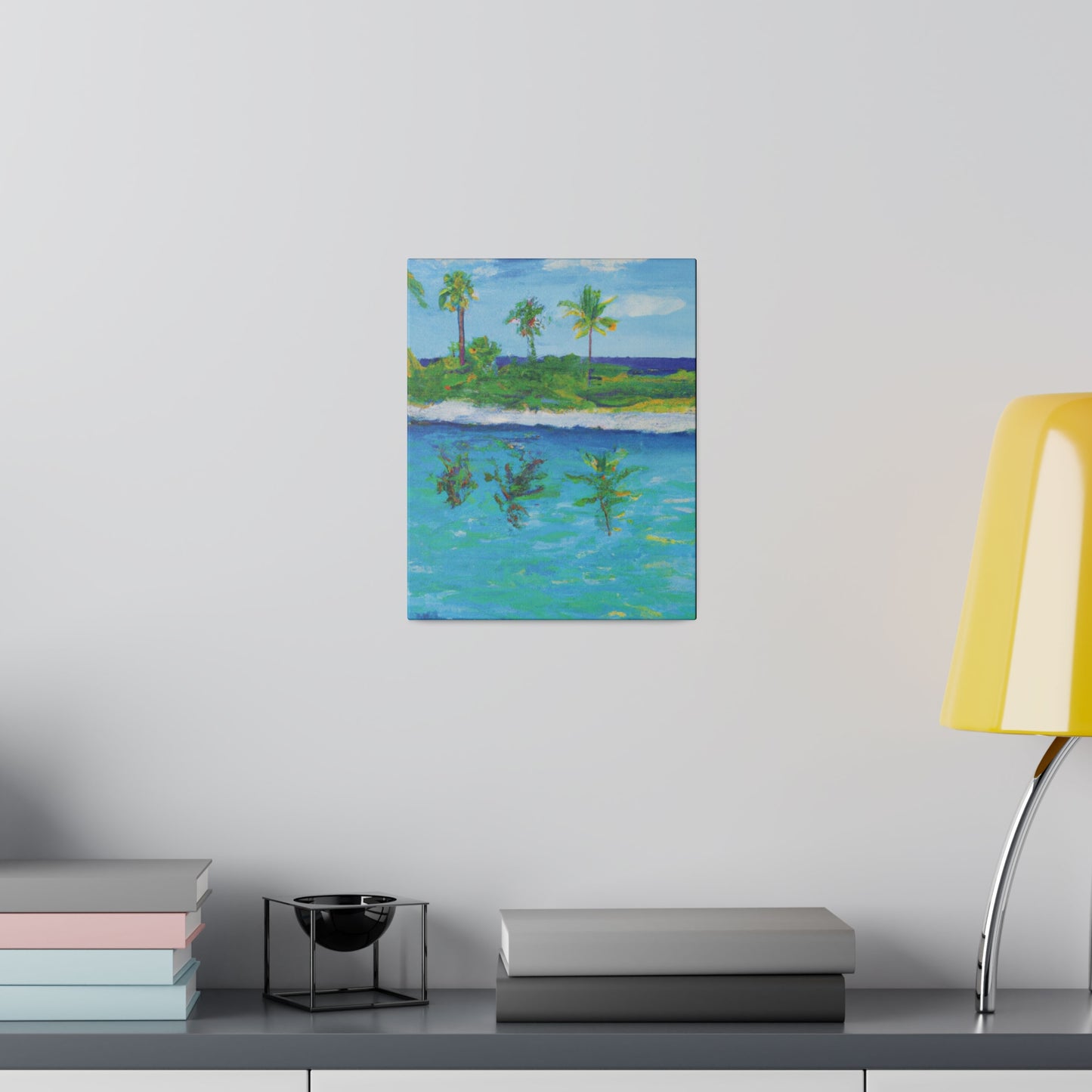 7382P - Bahamas Ocean Painting Print | Bahamas | Ocean | Beach | Poster | Home Decor | Wall Art | Canvas