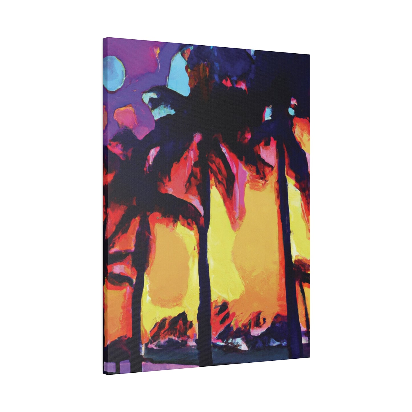 7278A - Miami Beach Sunset Painting Print | Miami | Beach | Sunset | Poster | Home Decor | Wall Art | Canvas