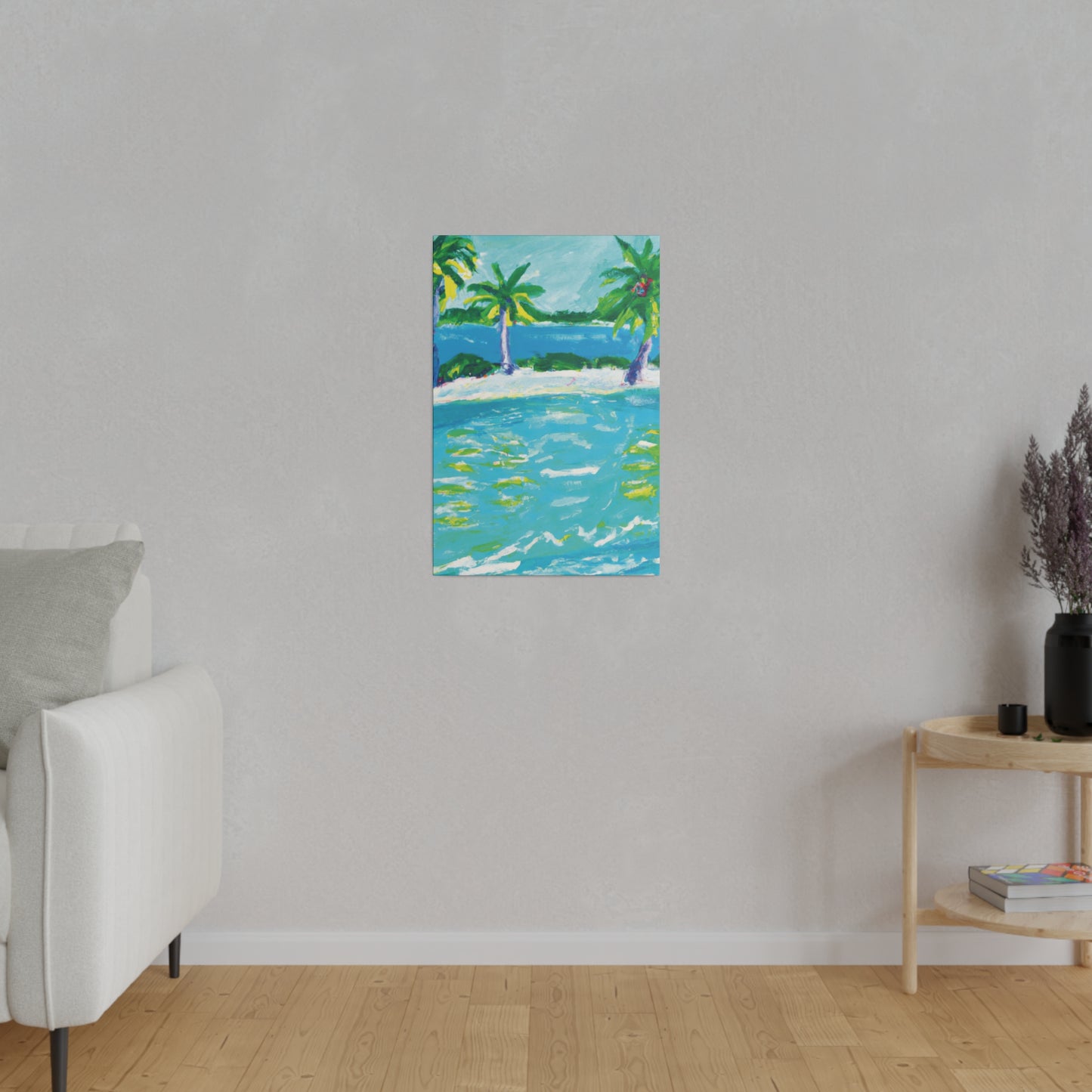 9256K - Bahamas Ocean Painting Print | Bahamas | Ocean | Beach | Poster | Home Decor | Wall Art | Canvas