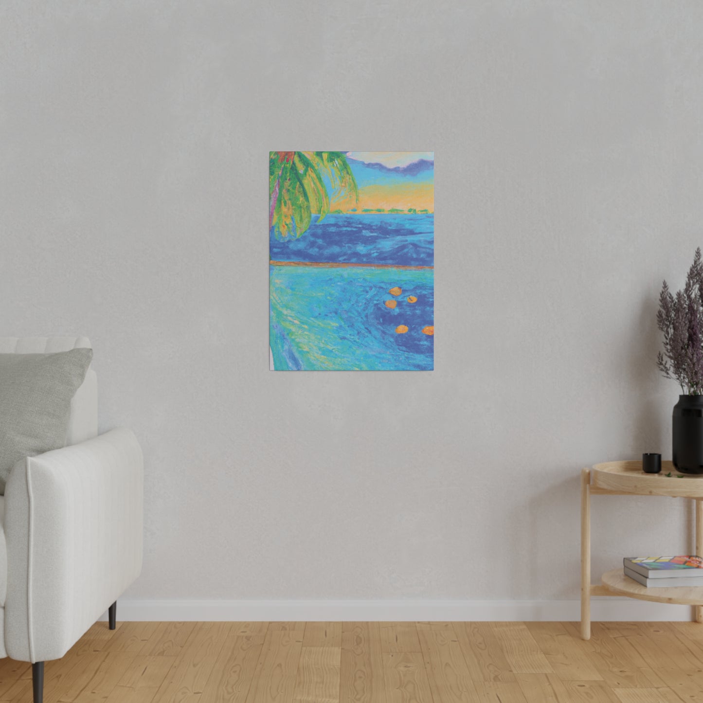 4268O - Bahamas Ocean Painting Print | Bahamas | Ocean | Beach | Poster | Home Decor | Wall Art | Canvas