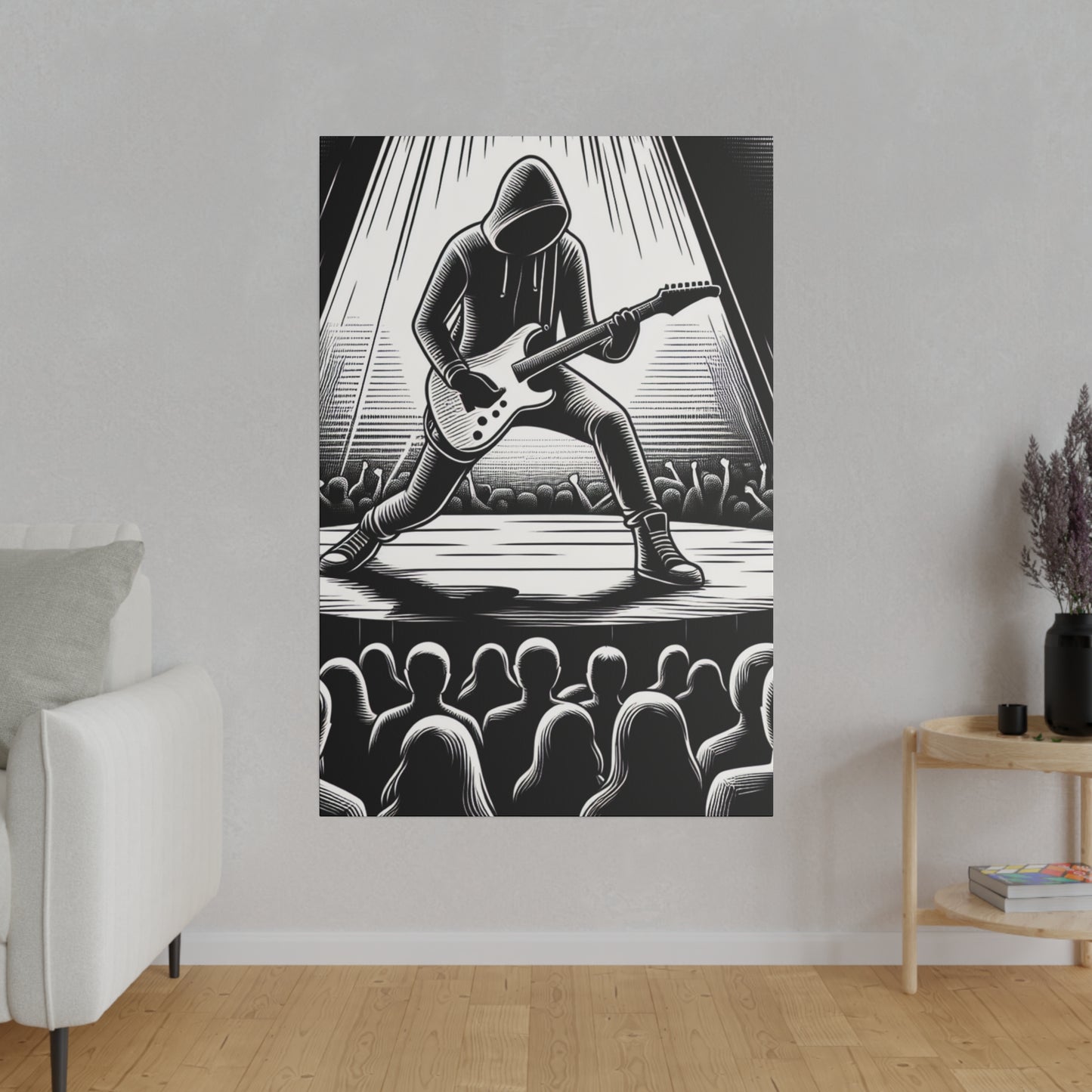 3478K - music art work, rockstar gifts, musician gift ideas, guitar art work, guitar artwork, guitar wall art canvas, playing guitar, decor