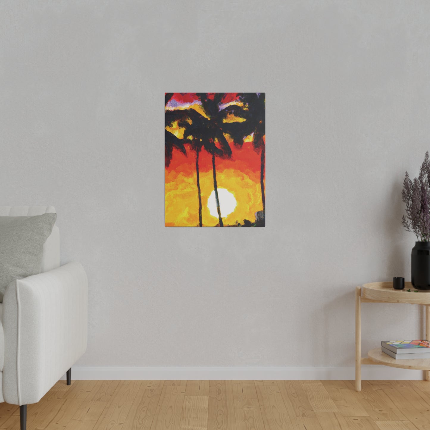 6973R - Miami Beach Sunset Painting Print | Miami | Beach | Sunset | Poster | Home Decor | Wall Art | Canvas