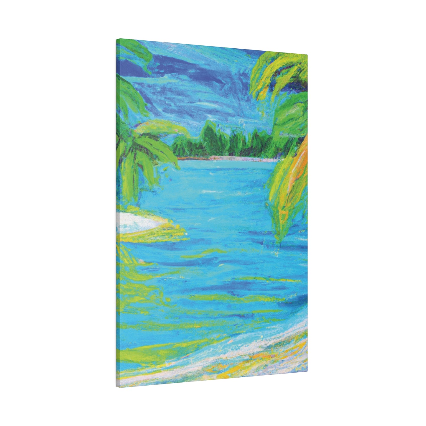 9709k - Bahamas Ocean Painting Print | Bahamas | Ocean | Beach | Poster | Home Decor | Wall Art | Canvas