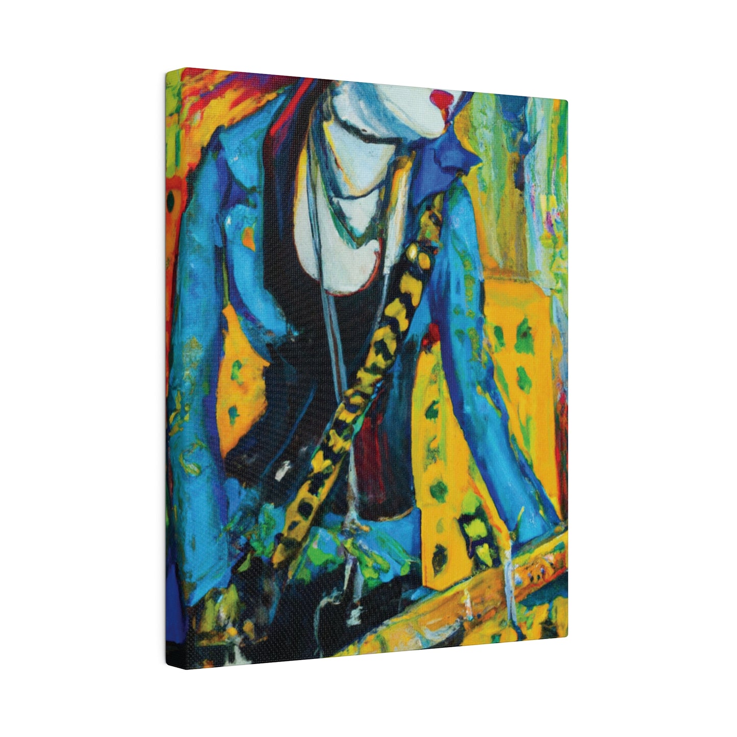 2344X - Rockstar Oil Painting Style Print | Poster | Home Decor | Wall Art | Music Art | Canvas