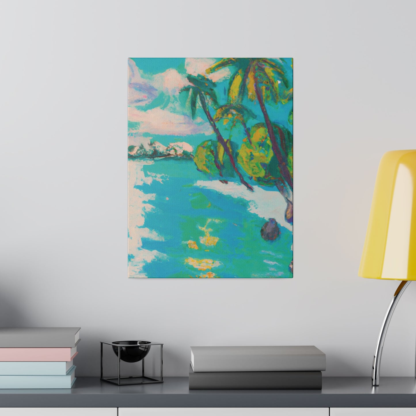 1787U - Bahamas Ocean Painting Print | Bahamas | Ocean | Beach | Poster | Home Decor | Wall Art | Canvas