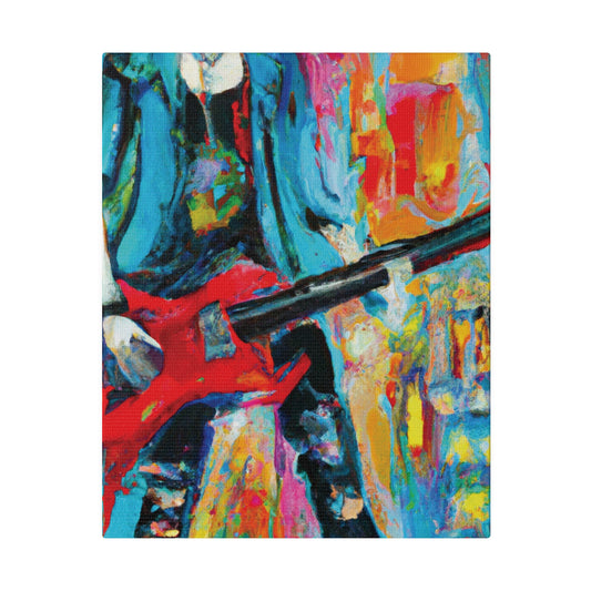 2127N - Rockstar Oil Painting Style Print | Poster | Home Decor | Wall Art | Music Art | Canvas