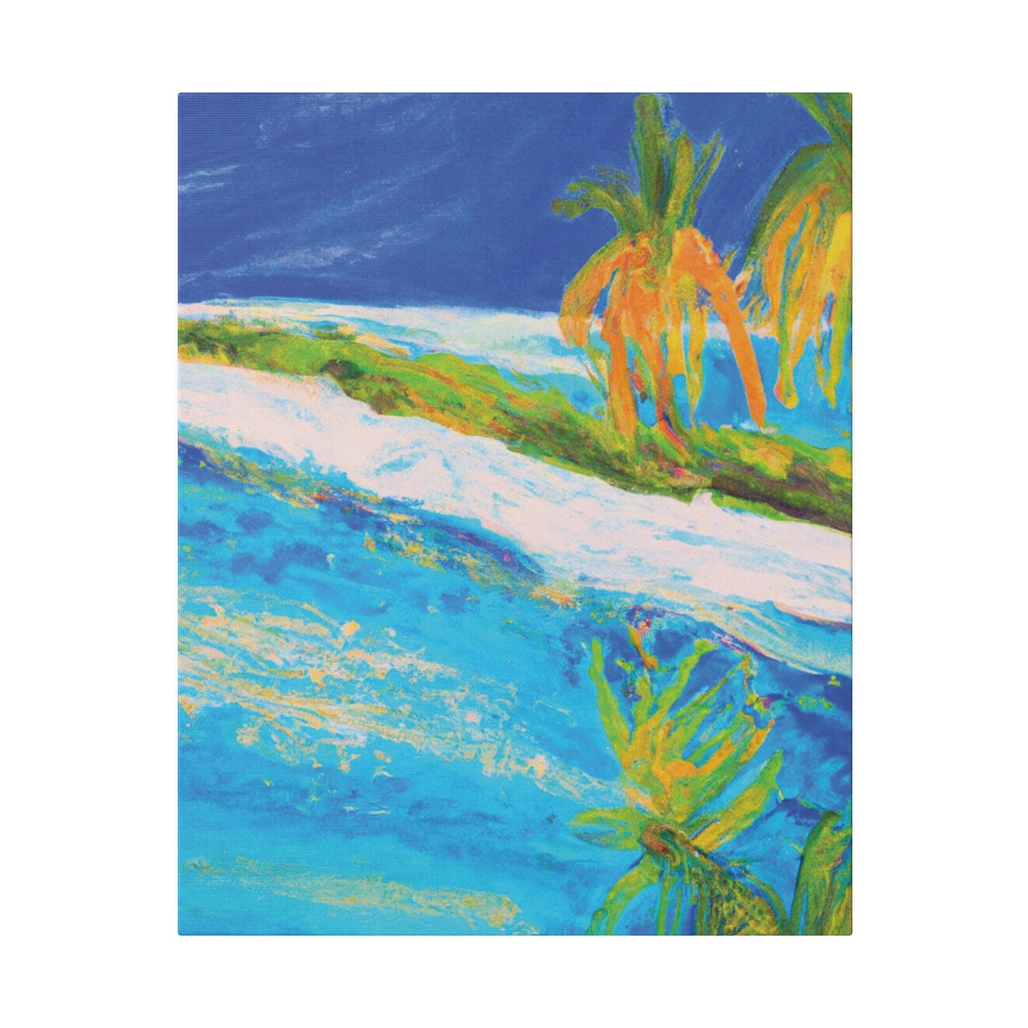 7697G - Bahamas Ocean Painting Print | Bahamas | Ocean | Beach | Poster | Home Decor | Wall Art | Canvas