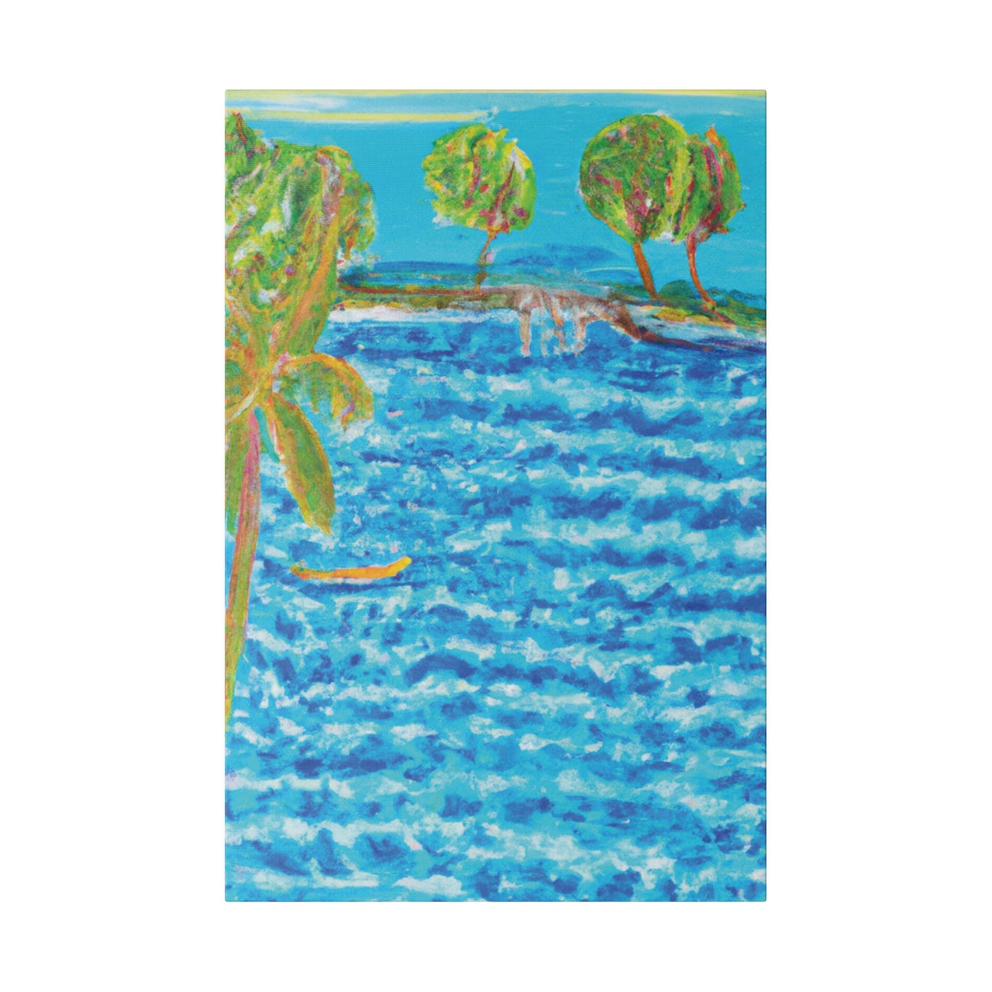 3687E - Bahamas Ocean Painting Print | Bahamas | Ocean | Beach | Poster | Home Decor | Wall Art | Canvas