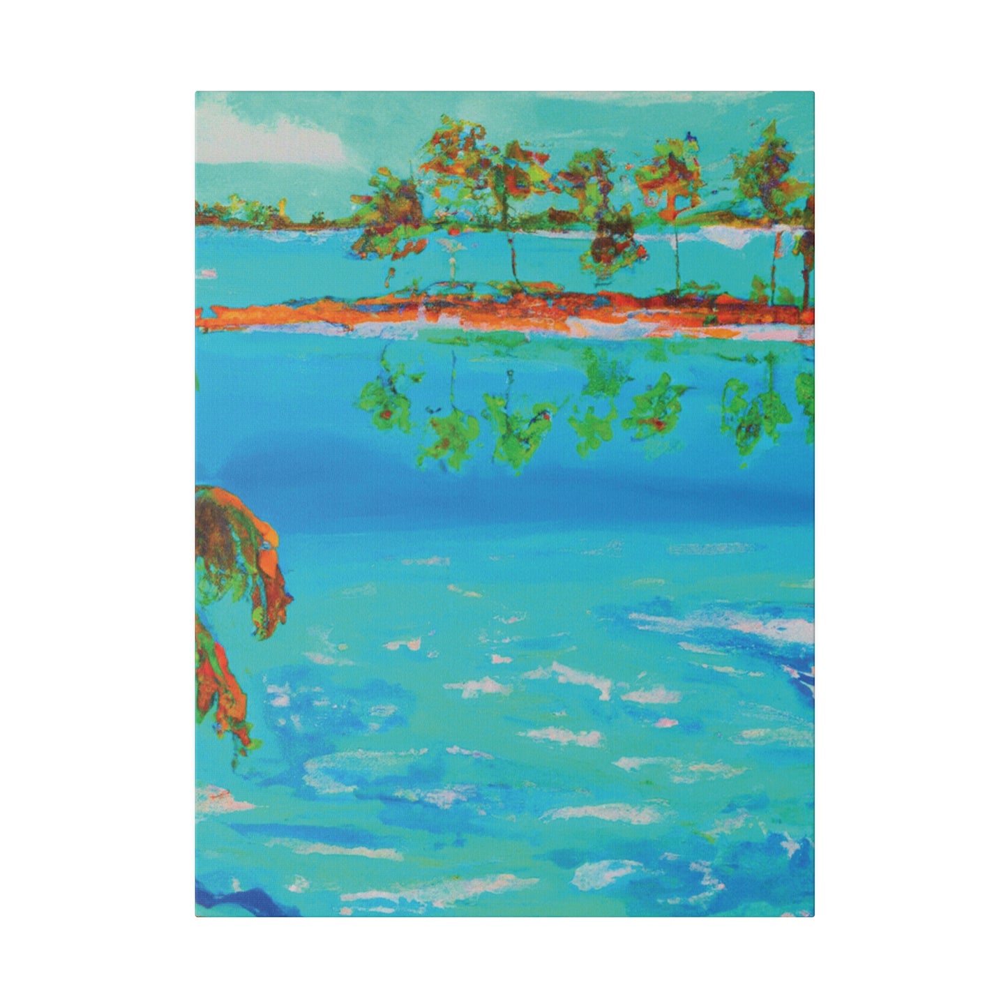 5171E - Bahamas Ocean Painting Print | Bahamas | Ocean | Beach | Poster | Home Decor | Wall Art | Canvas