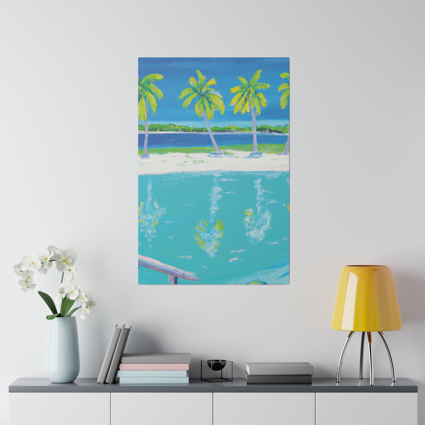 2196Z - Bahamas Ocean Painting Print | Bahamas | Ocean | Beach | Poster | Home Decor | Wall Art | Canvas