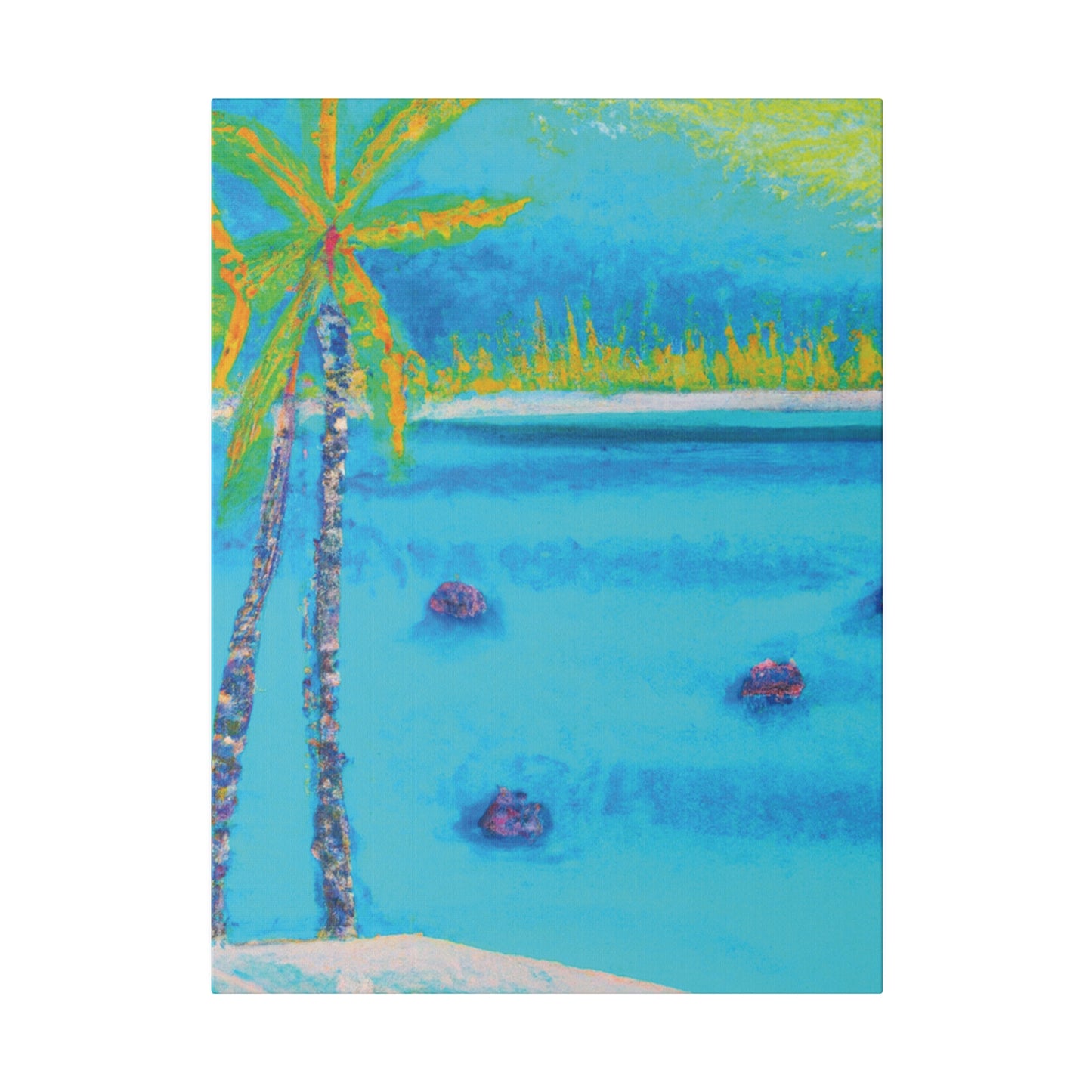 2937T - Bahamas Ocean Painting Print | Bahamas | Ocean | Beach | Poster | Home Decor | Wall Art | Canvas