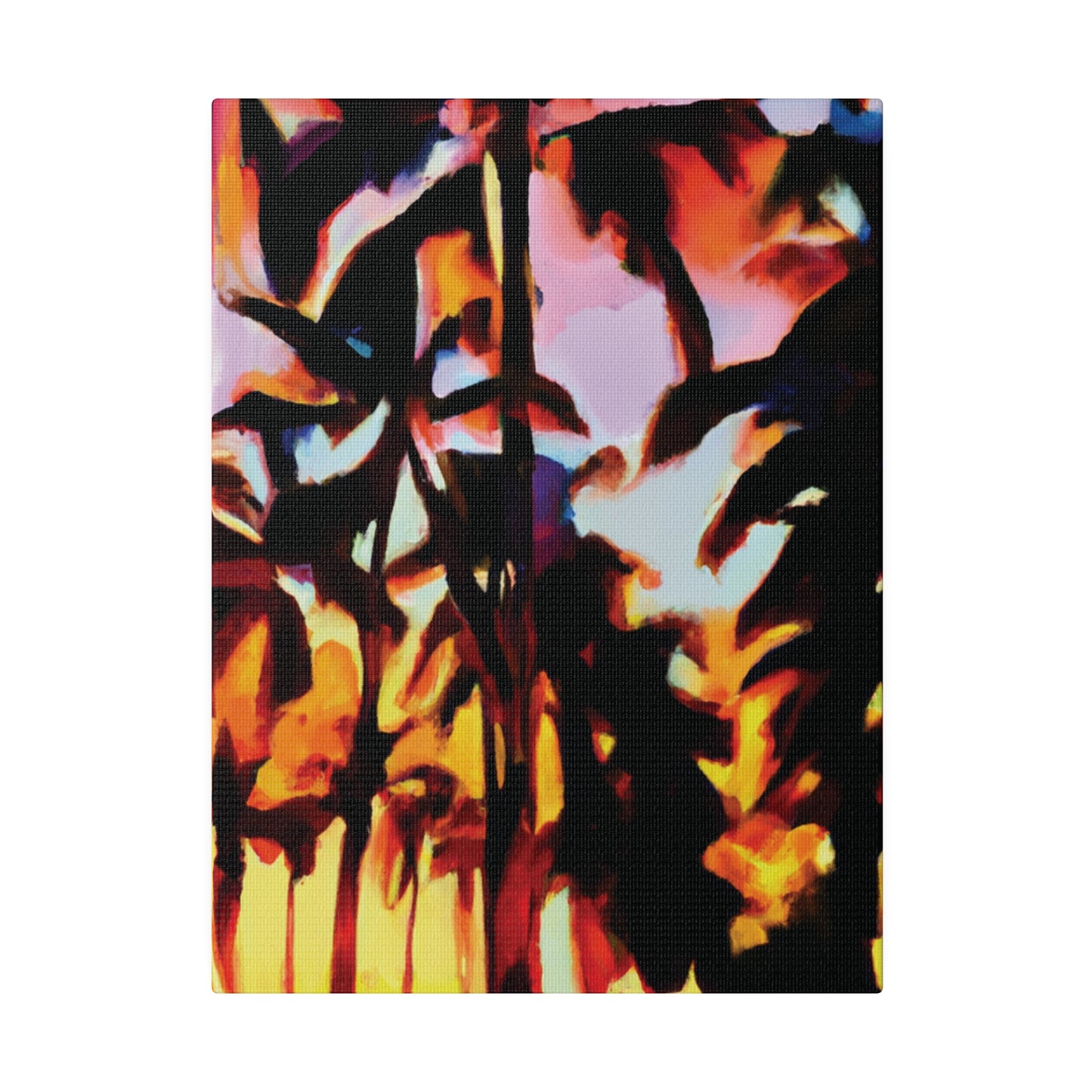 9123T - Miami Beach Sunset Painting Print | Miami | Beach | Sunset | Poster | Home Decor | Wall Art | Canvas