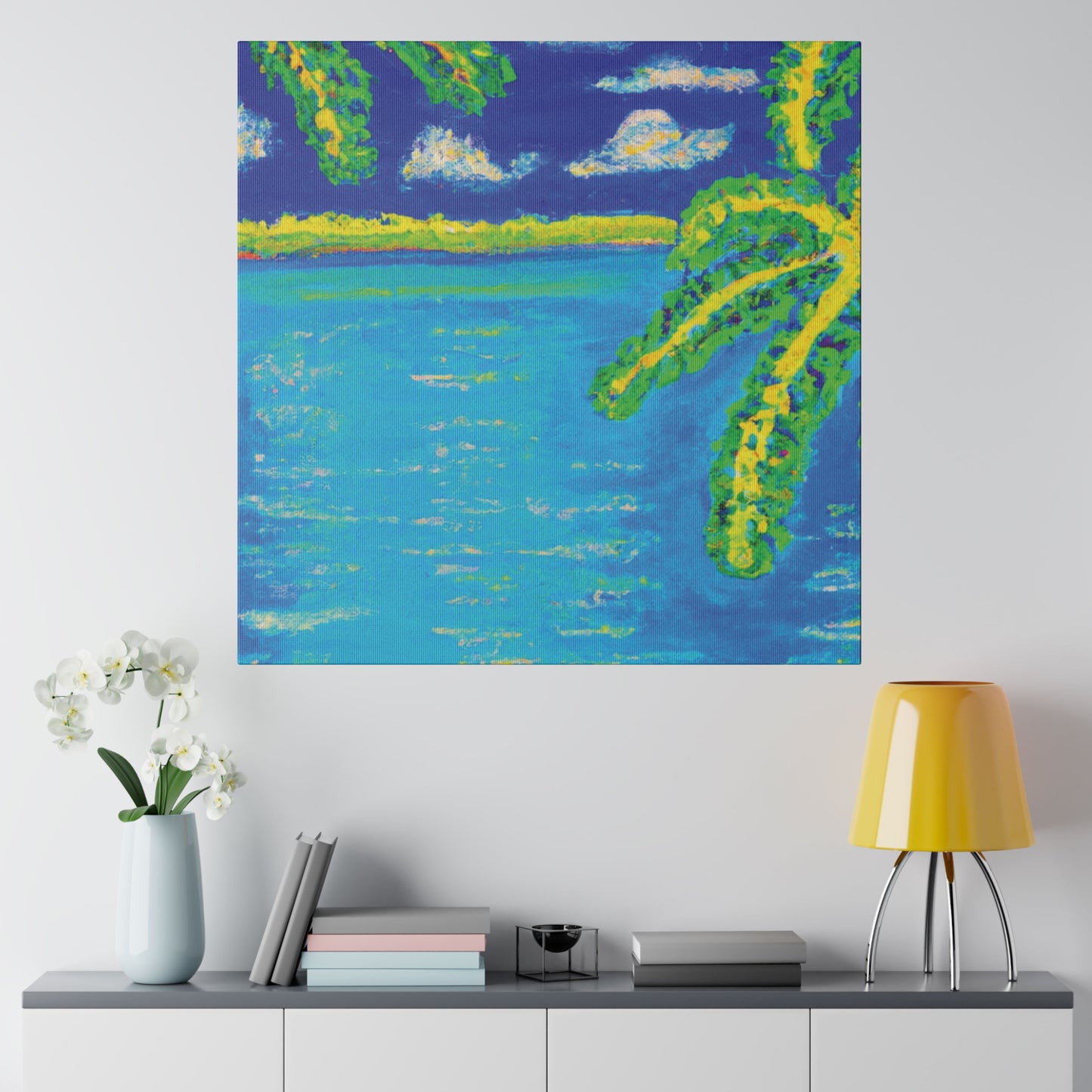 9774Z - Bahamas Ocean Painting Print | Bahamas | Ocean | Beach | Poster | Home Decor | Wall Art | Canvas