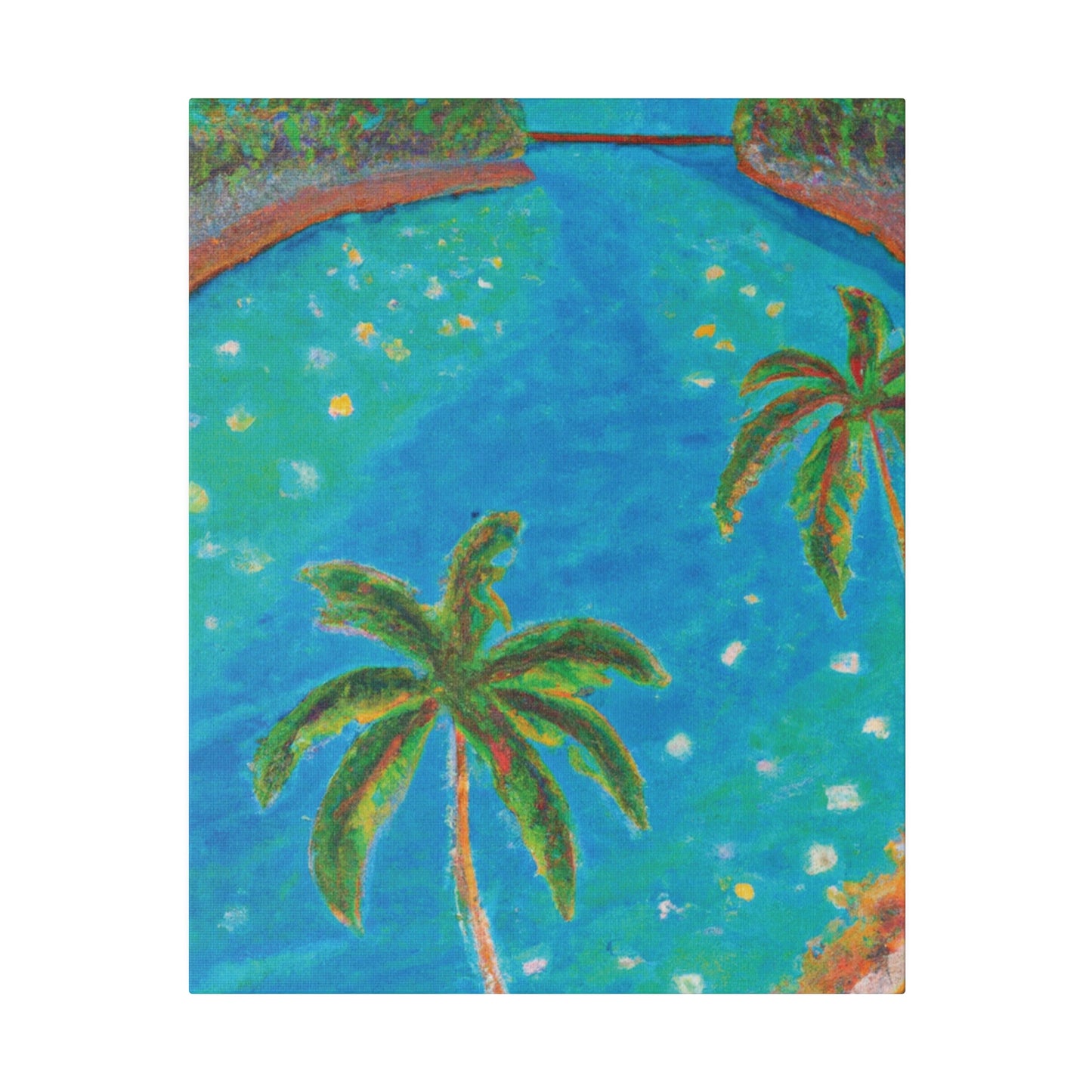 3827C - Bahamas Ocean Painting Print | Bahamas | Ocean | Beach | Poster | Home Decor | Wall Art | Canvas