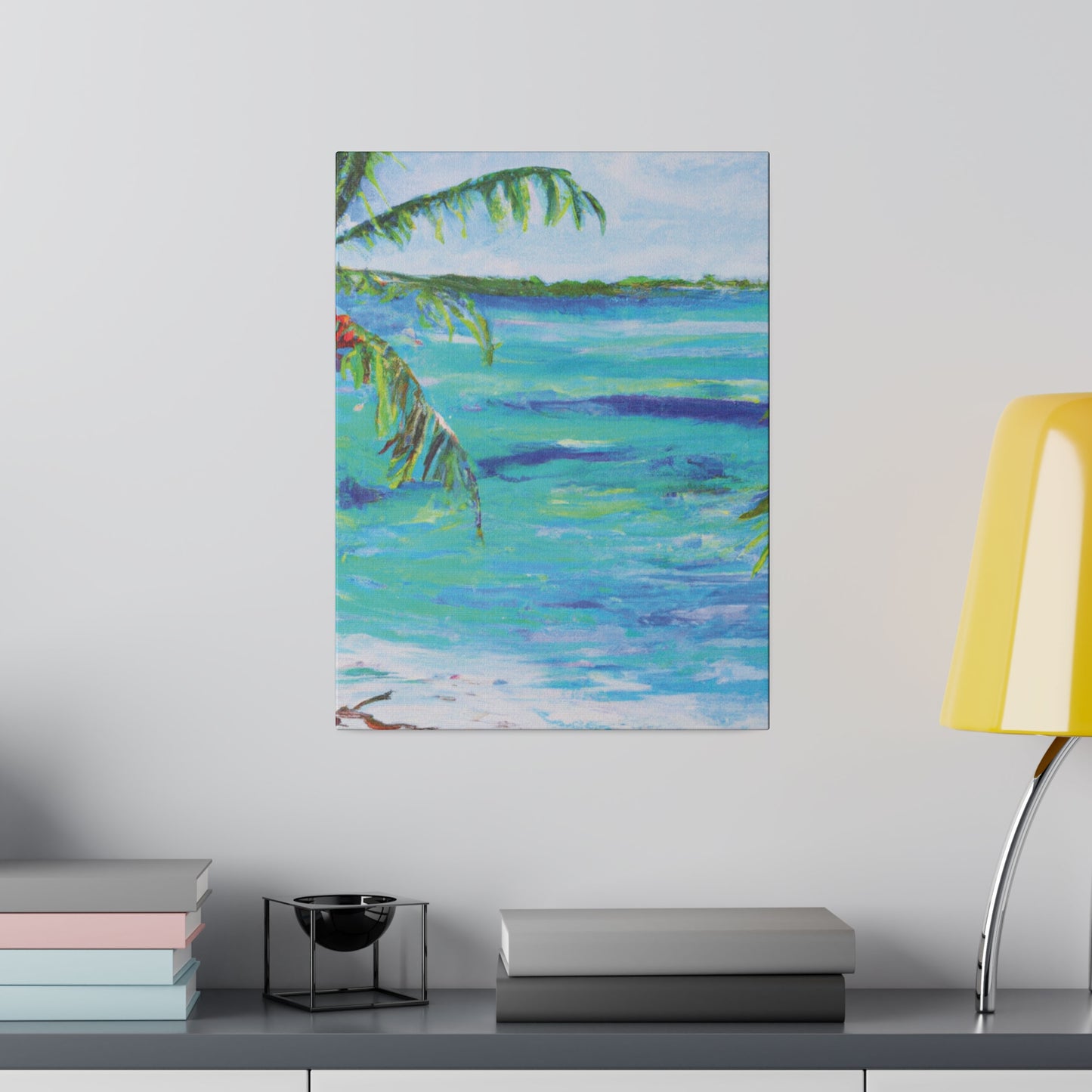 3158F - Bahamas Ocean Painting Print | Bahamas | Ocean | Beach | Poster | Home Decor | Wall Art | Canvas