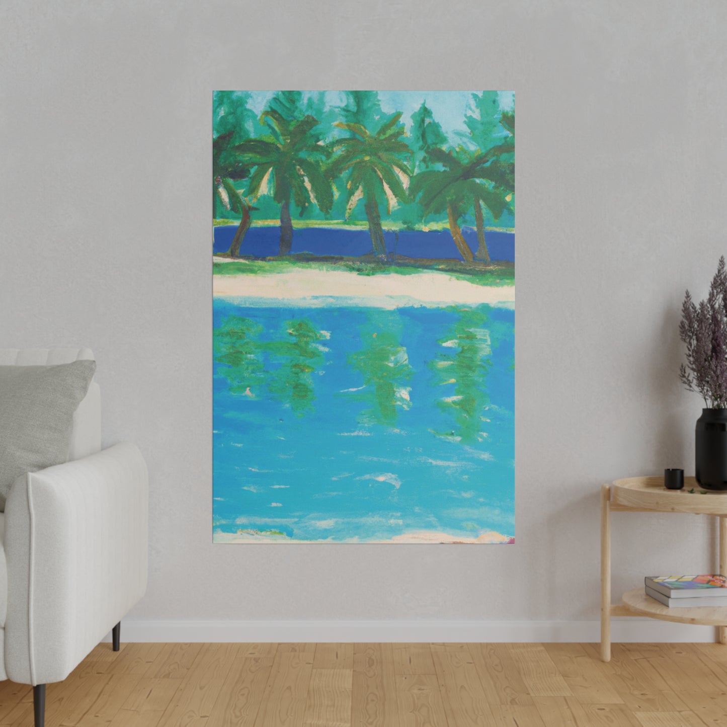 4129L - Bahamas Ocean Painting Print | Bahamas | Ocean | Beach | Poster | Home Decor | Wall Art | Canvas