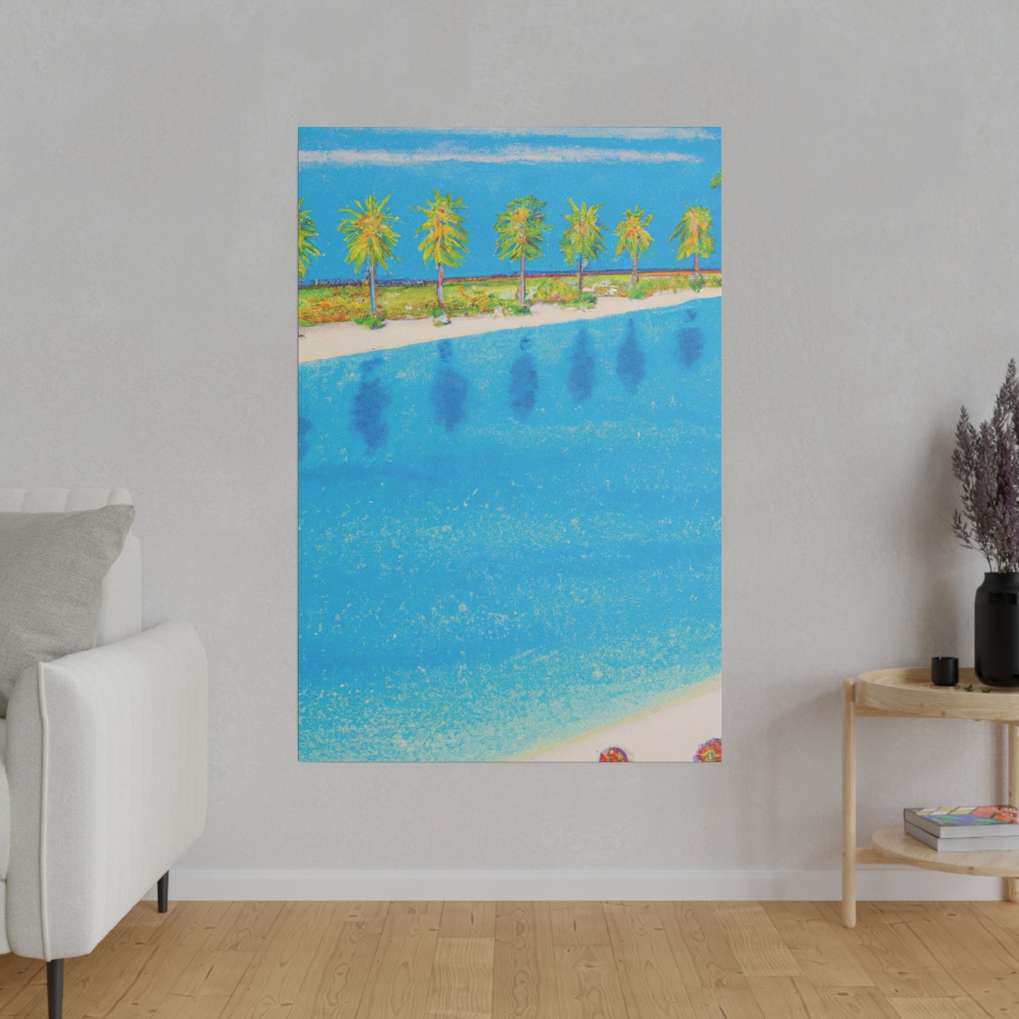 3877G - Bahamas Ocean Painting Print | Bahamas | Ocean | Beach | Poster | Home Decor | Wall Art | Canvas