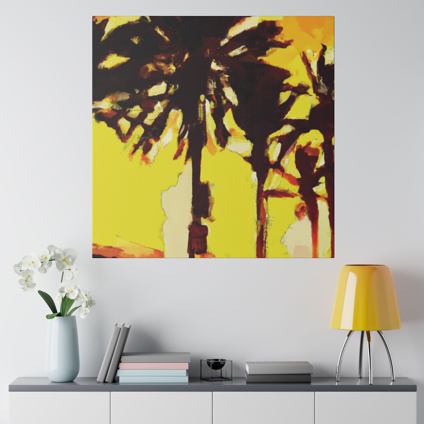 8336Q - Miami Beach Sunset Painting Print | Miami | Beach | Sunset | Poster | Home Decor | Wall Art | Canvas