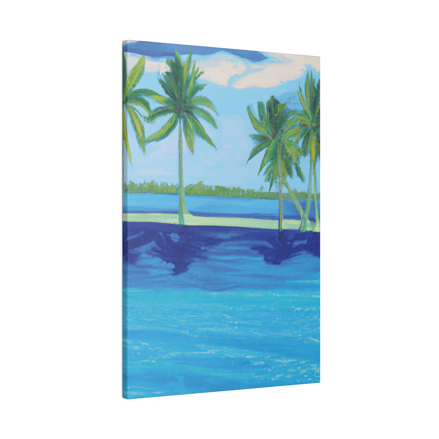 9589F - Bahamas Ocean Painting Print | Bahamas | Ocean | Beach | Poster | Home Decor | Wall Art | Canvas