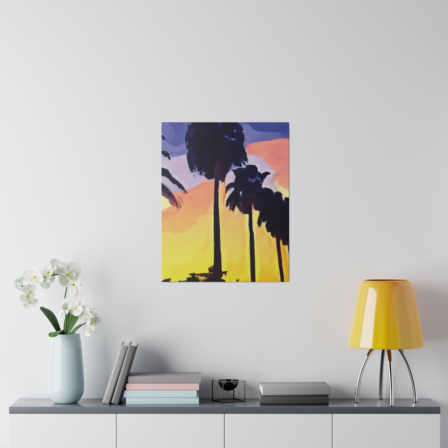 8023Y - Miami Beach Sunset Painting Print | Miami | Beach | Sunset | Poster | Home Decor | Wall Art | Canvas