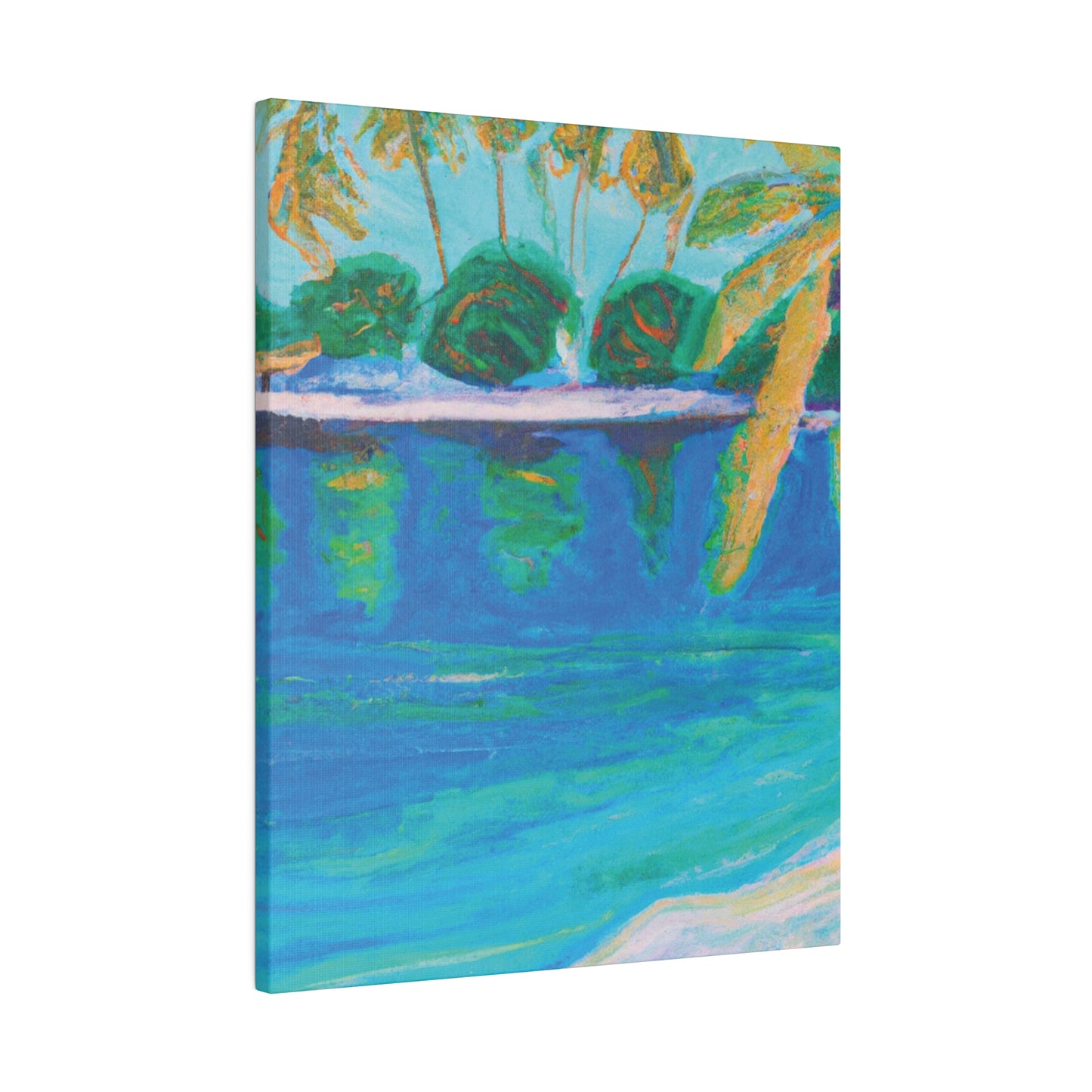 8975V - Bahamas Ocean Painting Print | Bahamas | Ocean | Beach | Poster | Home Decor | Wall Art | Canvas