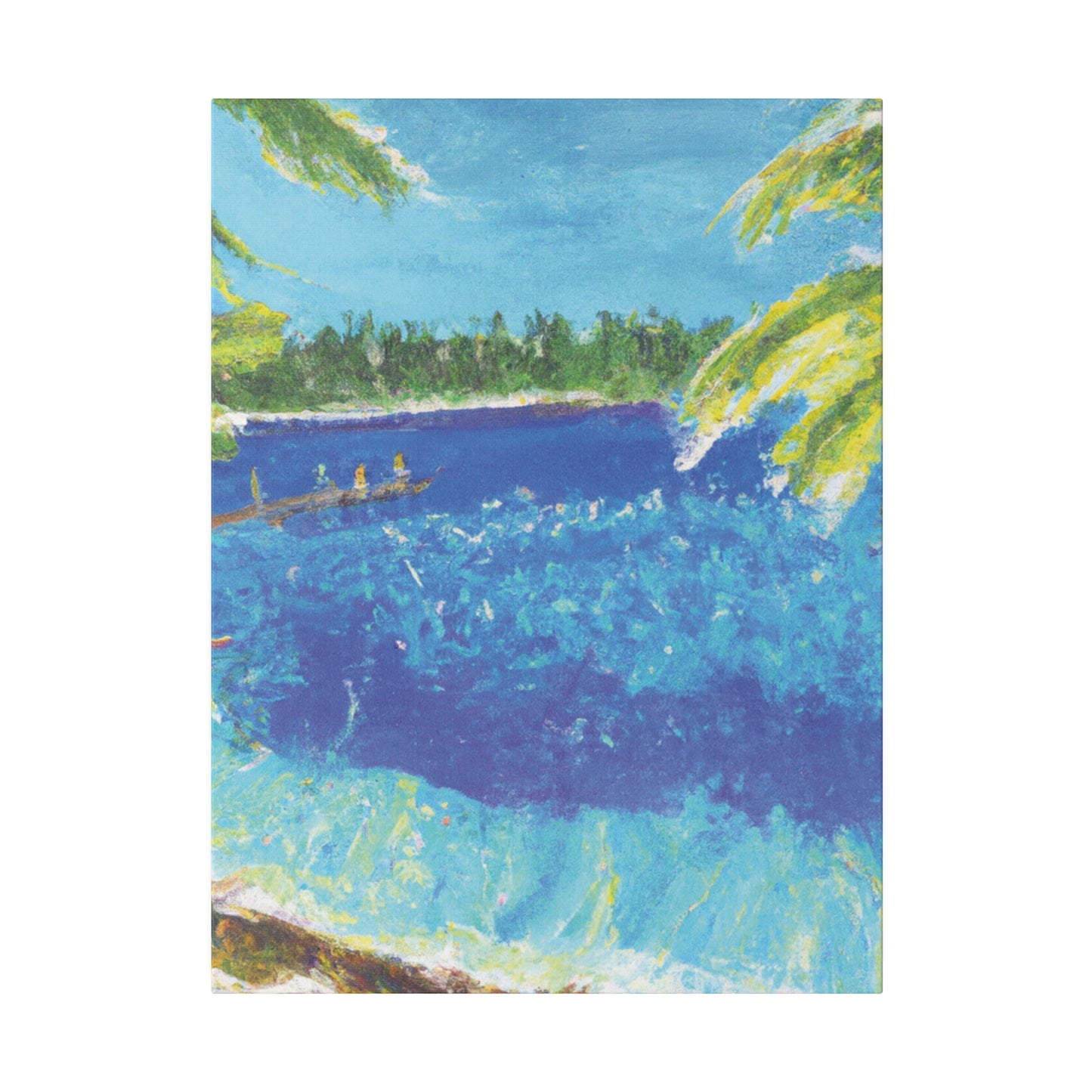 9673H - Bahamas Ocean Painting Print | Bahamas | Ocean | Beach | Poster | Home Decor | Wall Art | Canvas