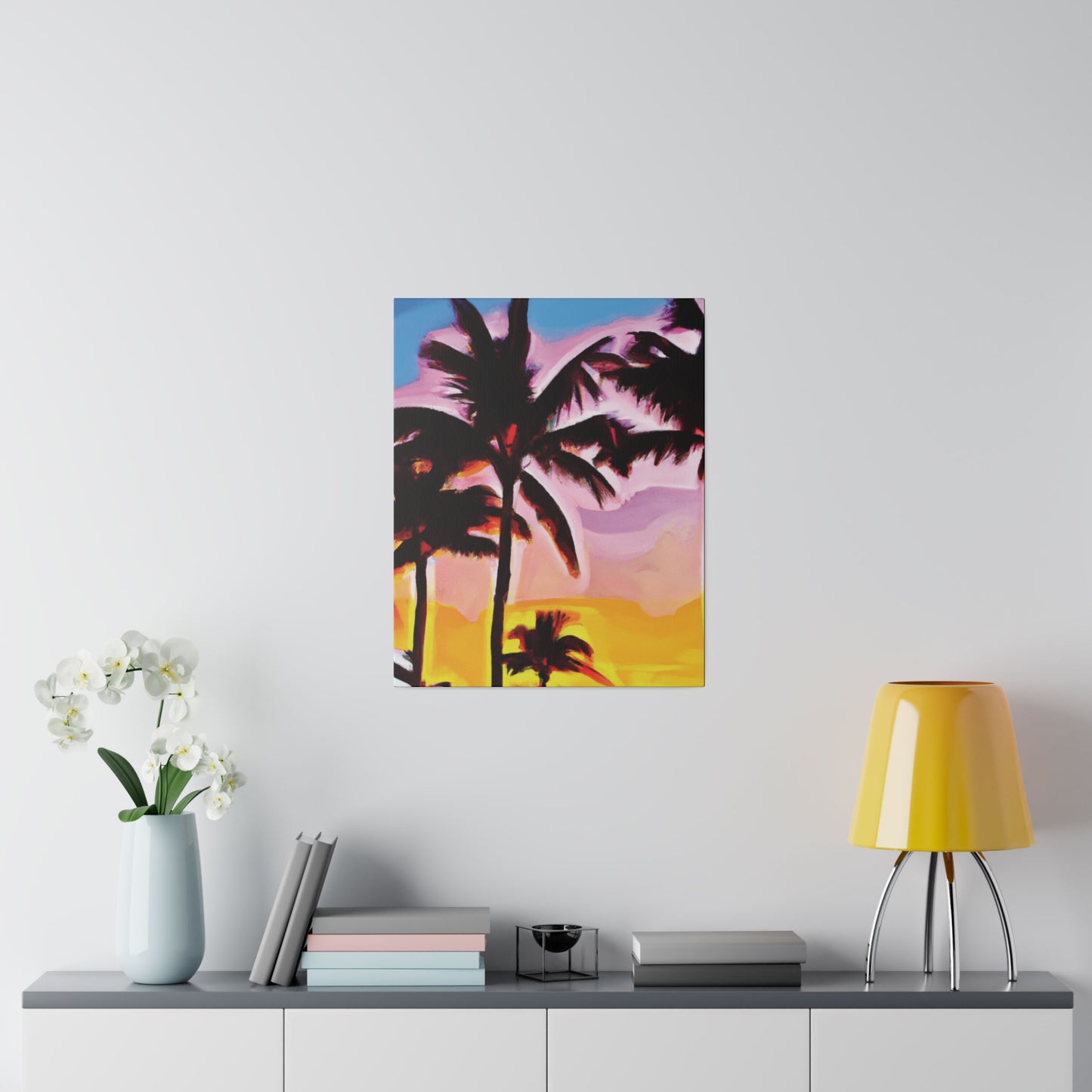 742X - Miami Beach Sunset Painting Print | Miami | Beach | Sunset | Poster | Home Decor | Wall Art | Canvas