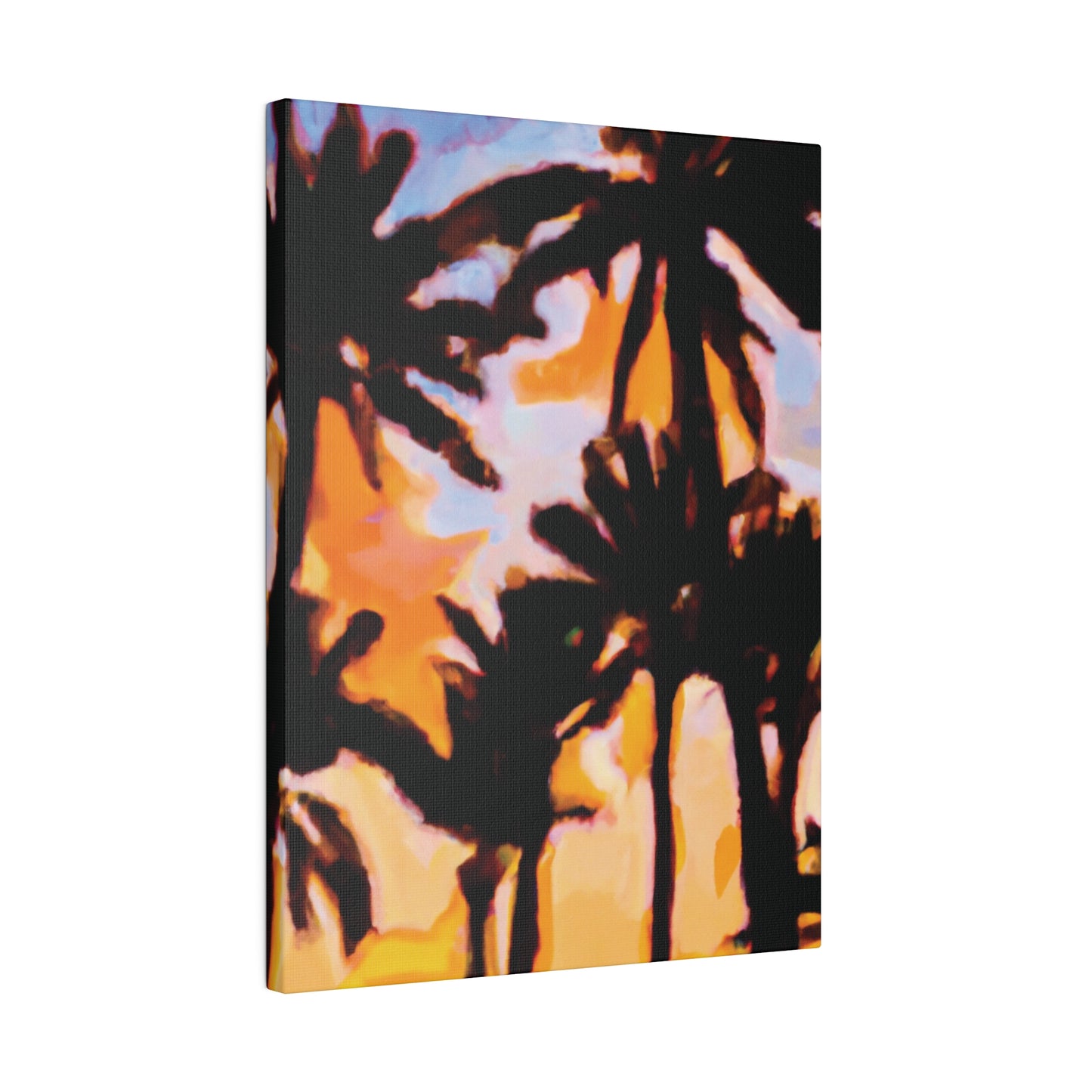 6159K - Miami Beach Sunset Painting Print | Miami | Beach | Sunset | Poster | Home Decor | Wall Art | Canvas