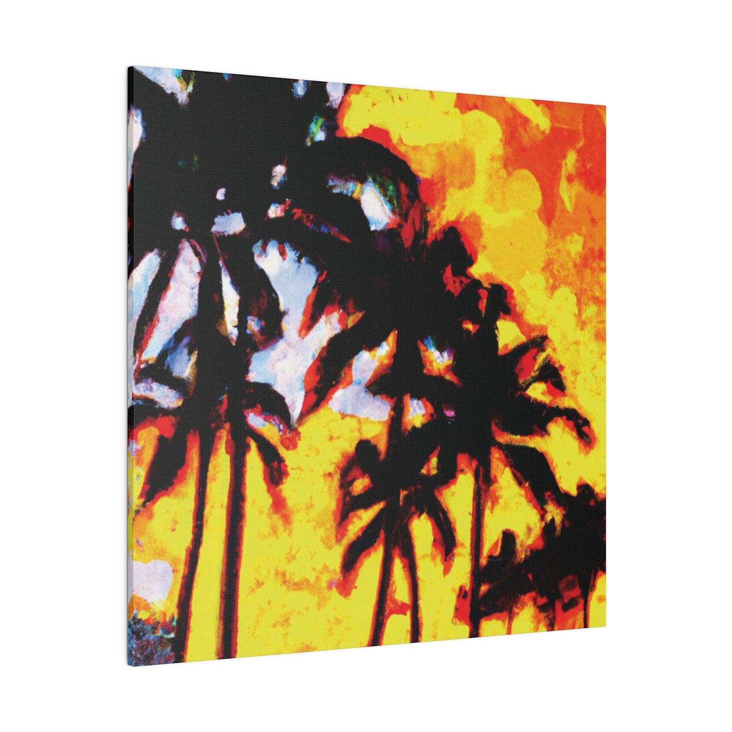 7248Q - Miami Beach Sunset Painting Print | Miami | Beach | Sunset | Poster | Home Decor | Wall Art | Canvas