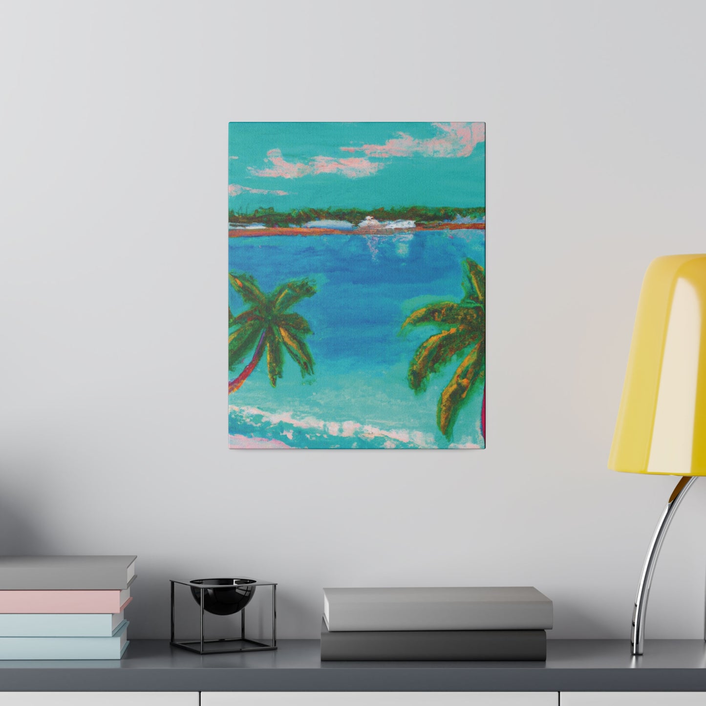 6836G - Bahamas Ocean Painting Print | Bahamas | Ocean | Beach | Poster | Home Decor | Wall Art | Canvas