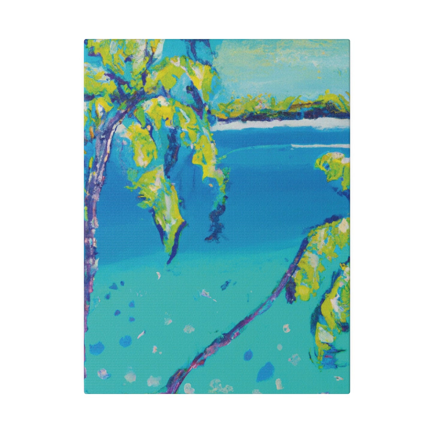 4893N - Bahamas Ocean Painting Print | Bahamas | Ocean | Beach | Poster | Home Decor | Wall Art | Canvas