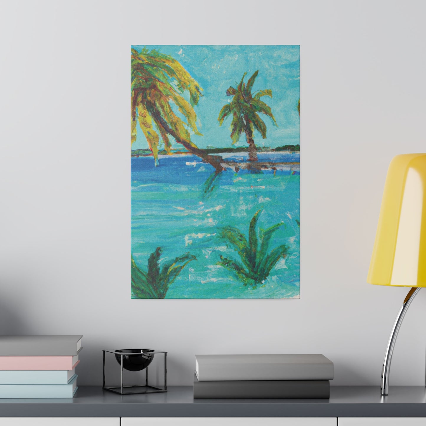 3256T - Bahamas Ocean Painting Print | Bahamas | Ocean | Beach | Poster | Home Decor | Wall Art | Canvas