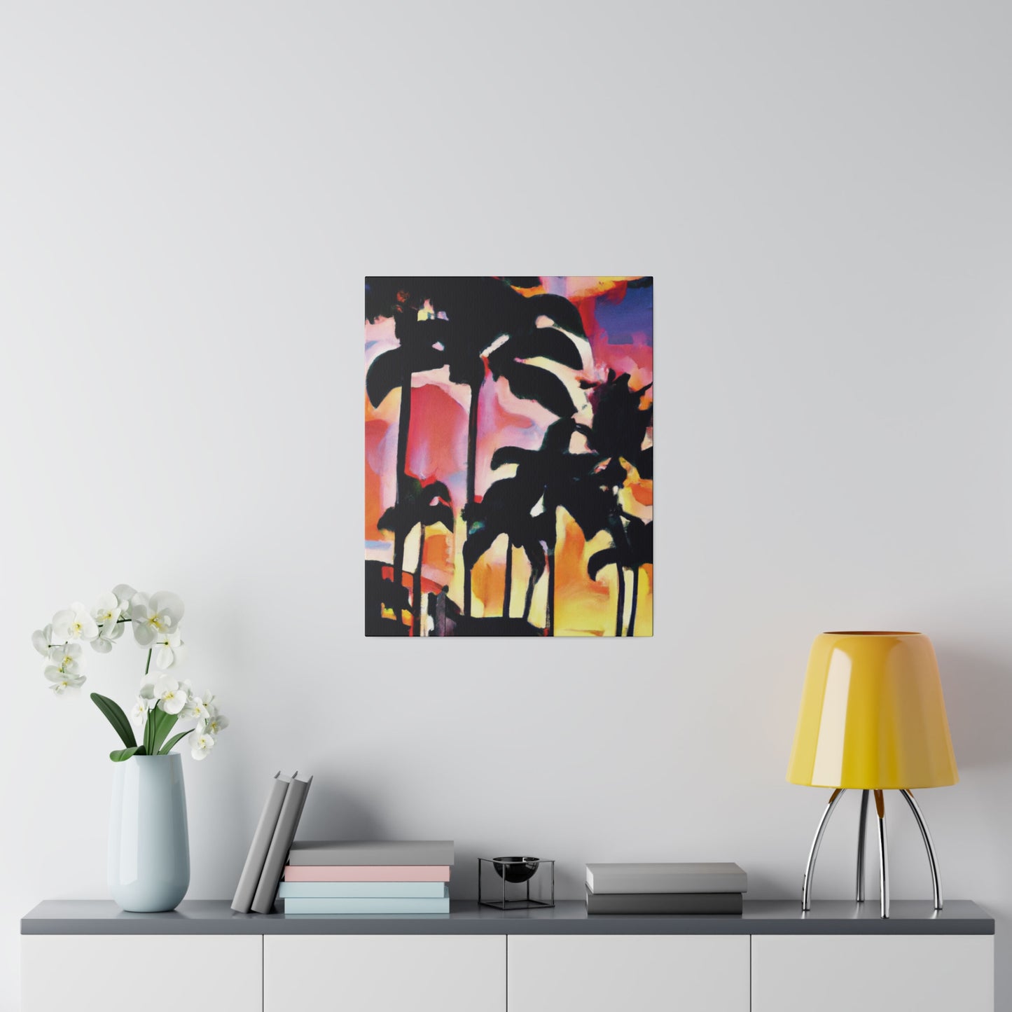 4986G - Miami Beach Sunset Painting Print | Miami | Beach | Sunset | Poster | Home Decor | Wall Art | Canvas