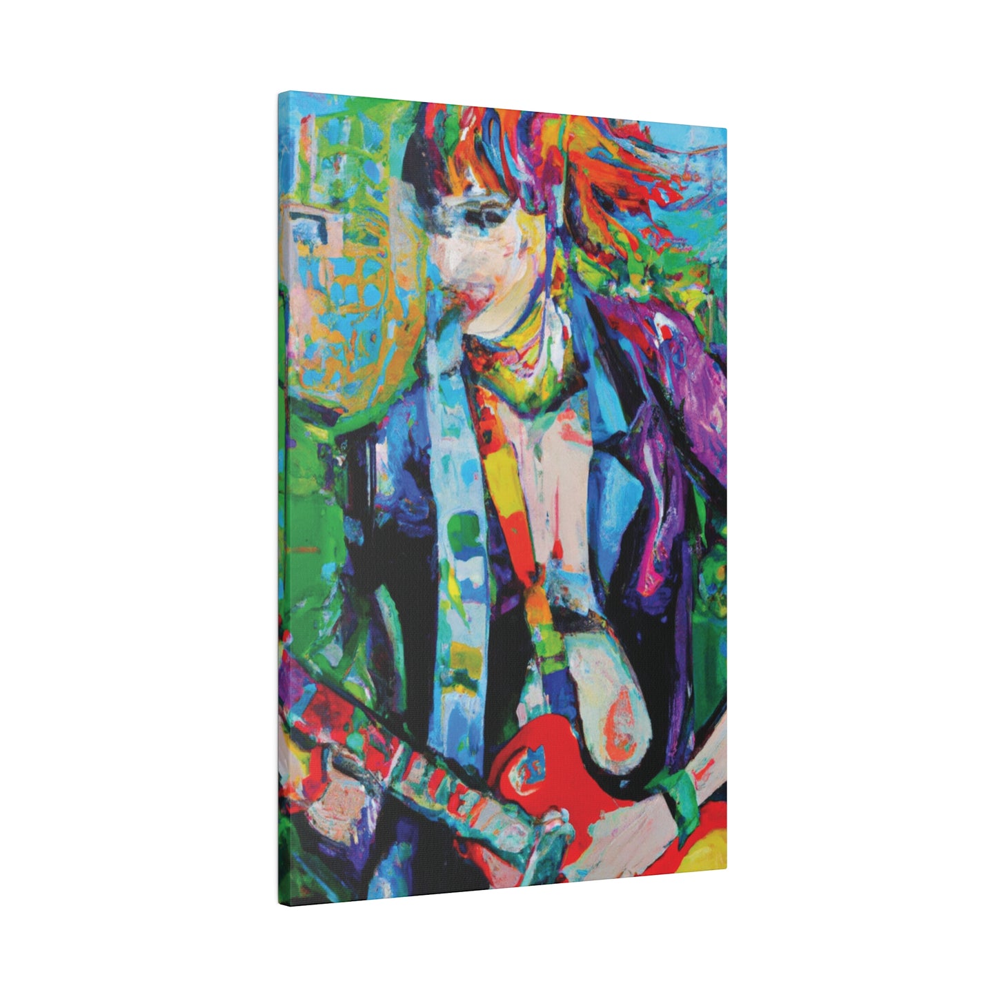 3136H - Rockstar Oil Painting Style Print | Poster | Home Decor | Wall Art | Music Art | Canvas