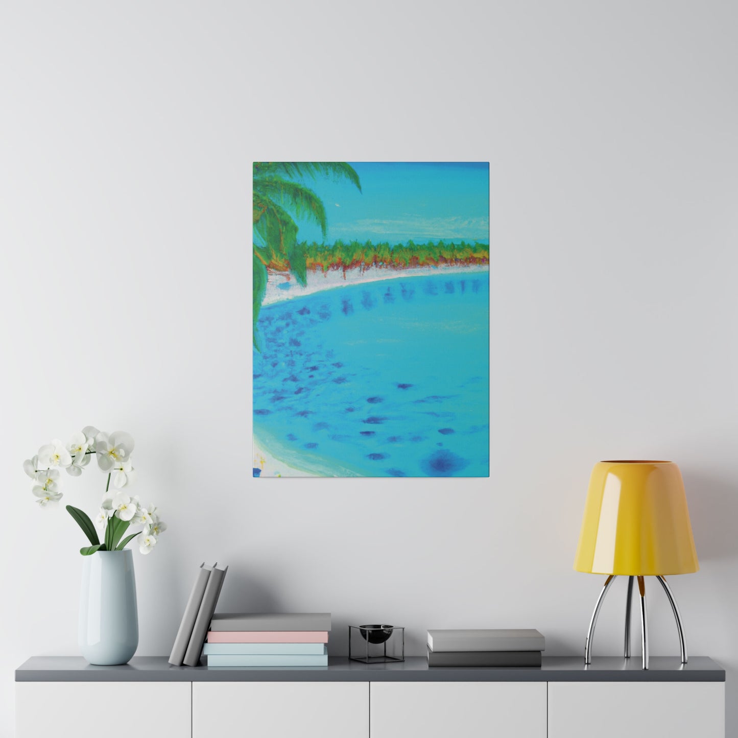 9677R - Bahamas Ocean Painting Print | Bahamas | Ocean | Beach | Poster | Home Decor | Wall Art | Canvas