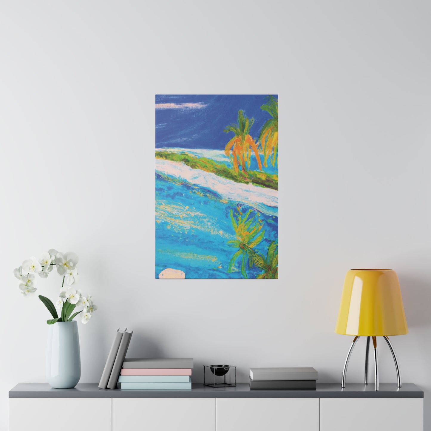 7697G - Bahamas Ocean Painting Print | Bahamas | Ocean | Beach | Poster | Home Decor | Wall Art | Canvas